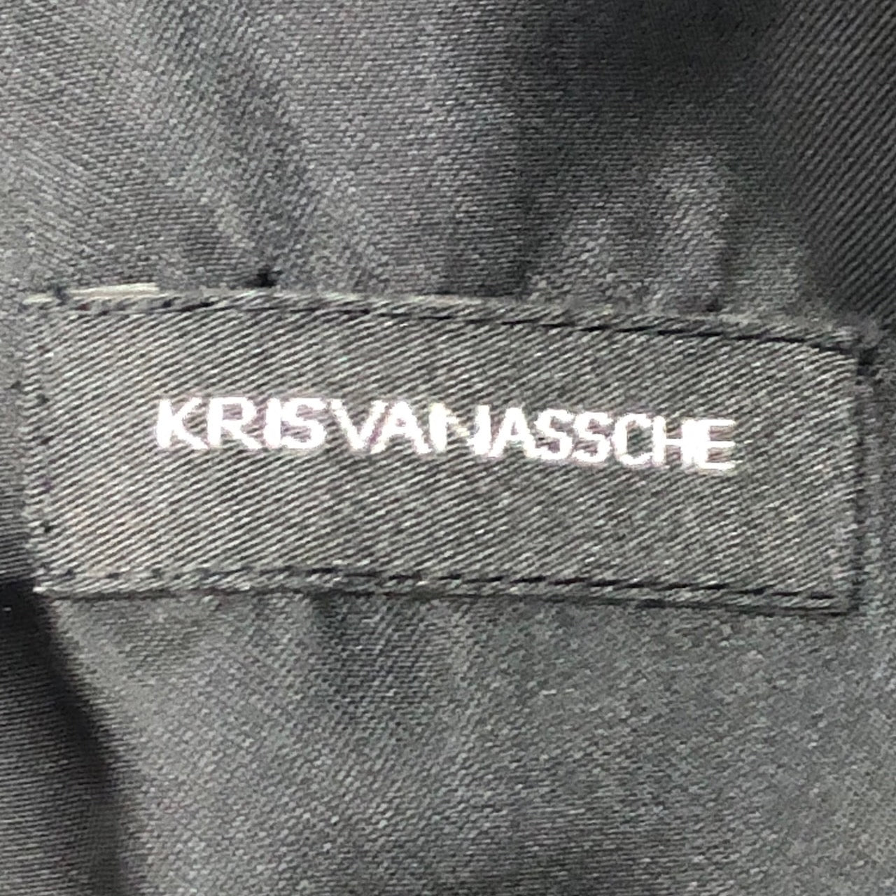 KRIS VAN ASSCHE(クリスヴァンアッシュ) 00's zip design gilet/ジップデザインジレ/ベスト 44(S程度) グレー