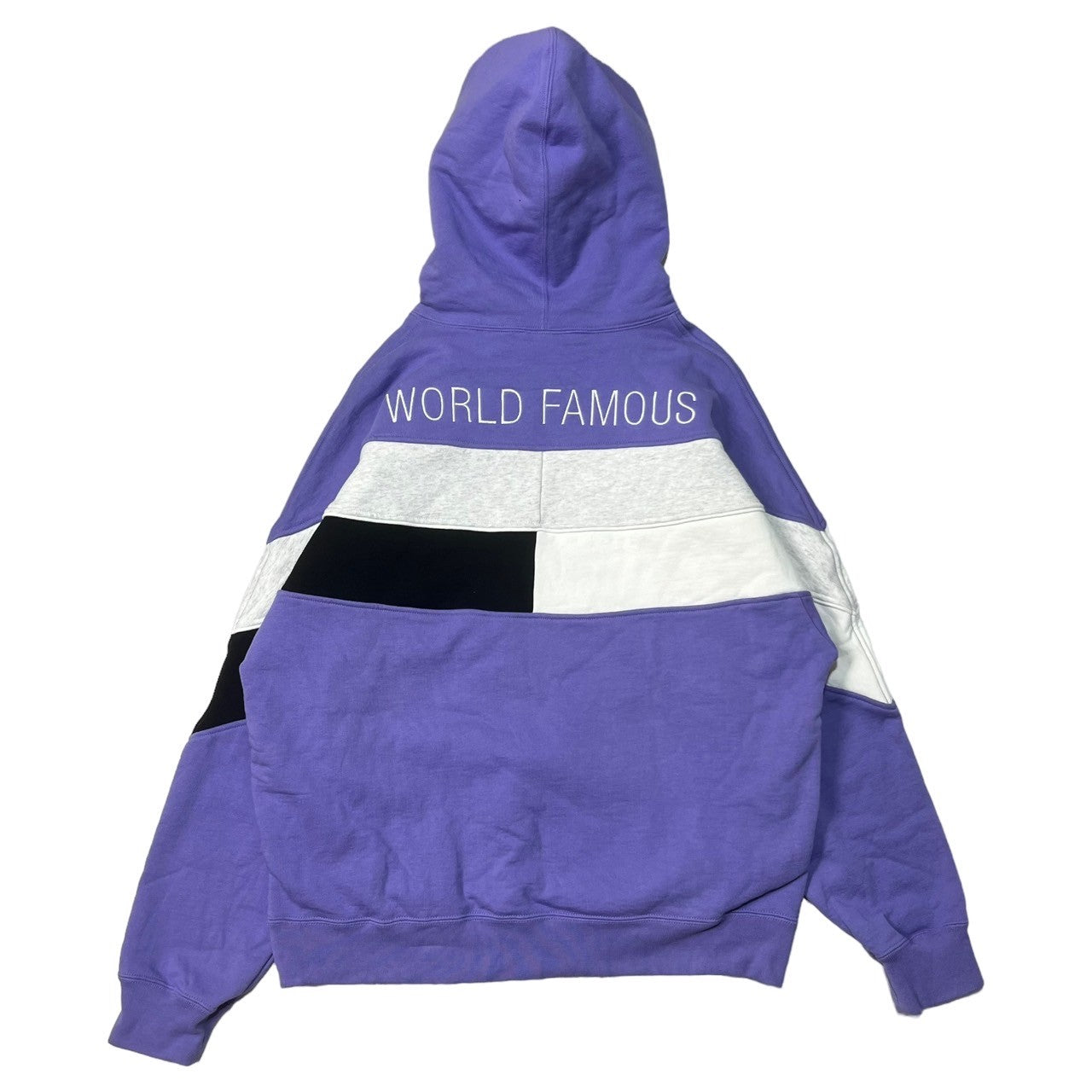 SUPREME(シュプリーム) 20SS Milan Hooded Sweatshirt ロゴ フーディー プルオーバー パーカー M パープル×ライトグレー×ブラック MCM XCIV