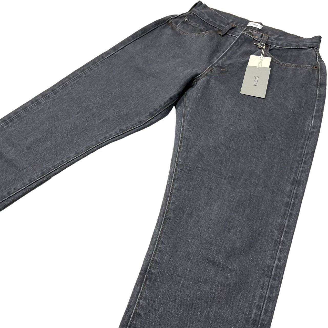 CIOTA(シオタ) グレースビン 13.5oz テーパード デニム パンツ ジーンズ NPTL-2TP-MGR SIZE 26 M GRAY グレー