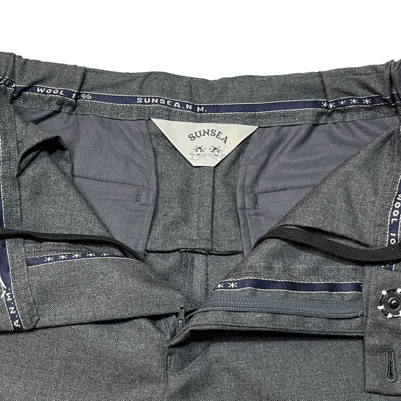 SUNSEA(サンシー) 28th N.M THICKENDED w/耳 FLARE PANTS フレアパンツ 23AW-24SS SUNSEA2844 SIZE 2(M) old gray(オールドグレー) 参考定価55,000円(税込) 完売商品