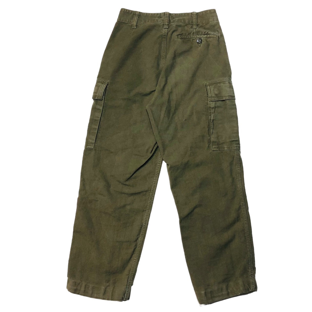 German Army(ドイツ軍) 80'sモールススキンカーゴパンツ 8415-12-155-9093 170-180/80/80(Mサイズ程度) カーキ H.WINNEN GMBH & CO.KG