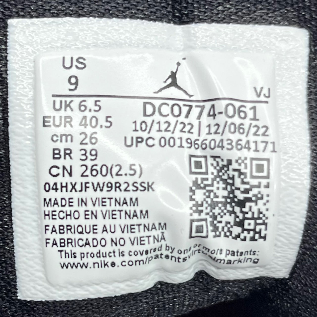 NIKE(ナイキ) WMNS Air Jordan 1 Low "Bred/Sail"/エアジョーダン1ロー DC0774-061 26cm レッド×ブラック