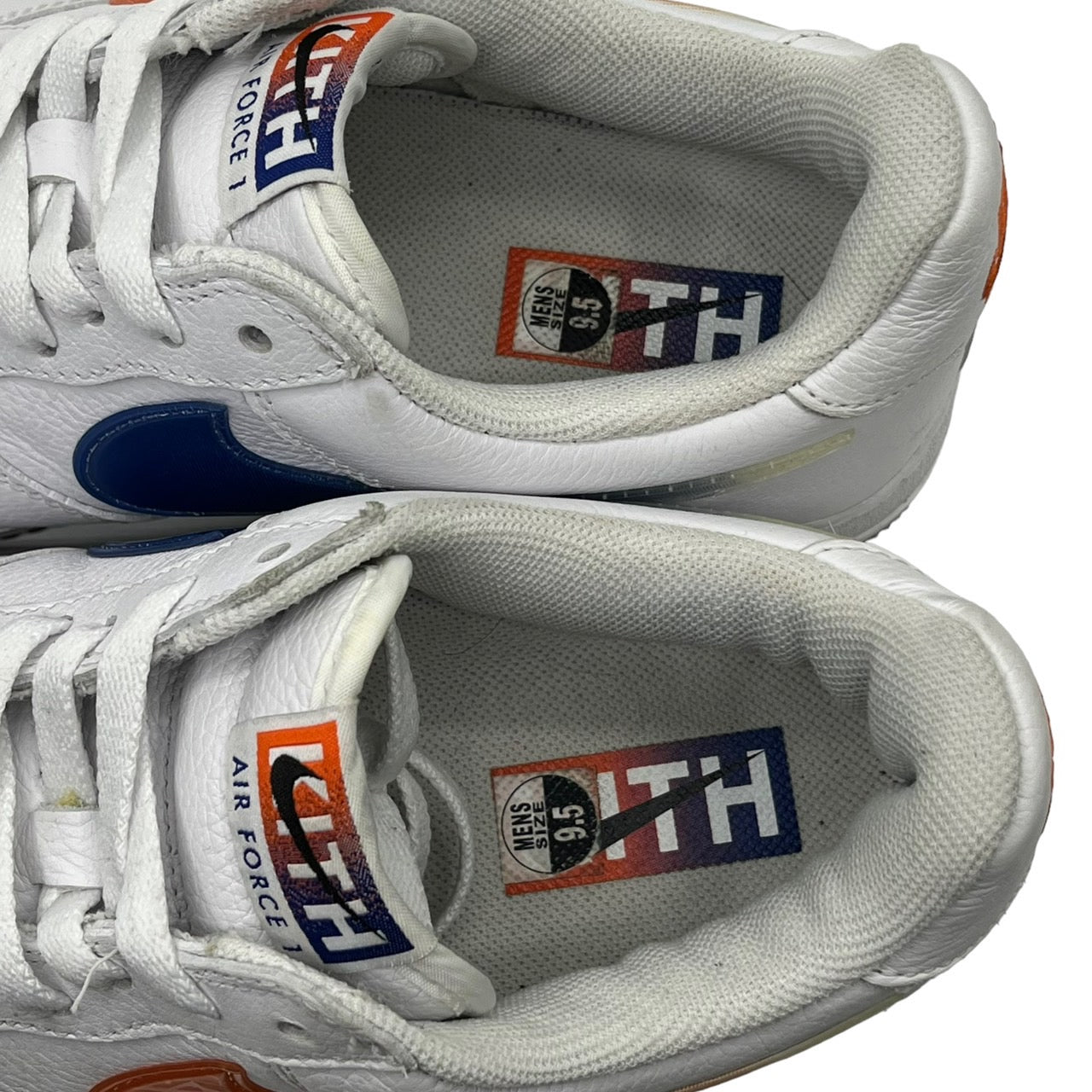 NIKE×KITH(ナイキ×キス) Air Force 1 Low/AF1/エアフォース1ロー/ローカットスニーカー CZ7928-100 27.5cm ホワイト/"White/Rush Blue/White/Brilliant Orange" 限定KITHコラボ NYC