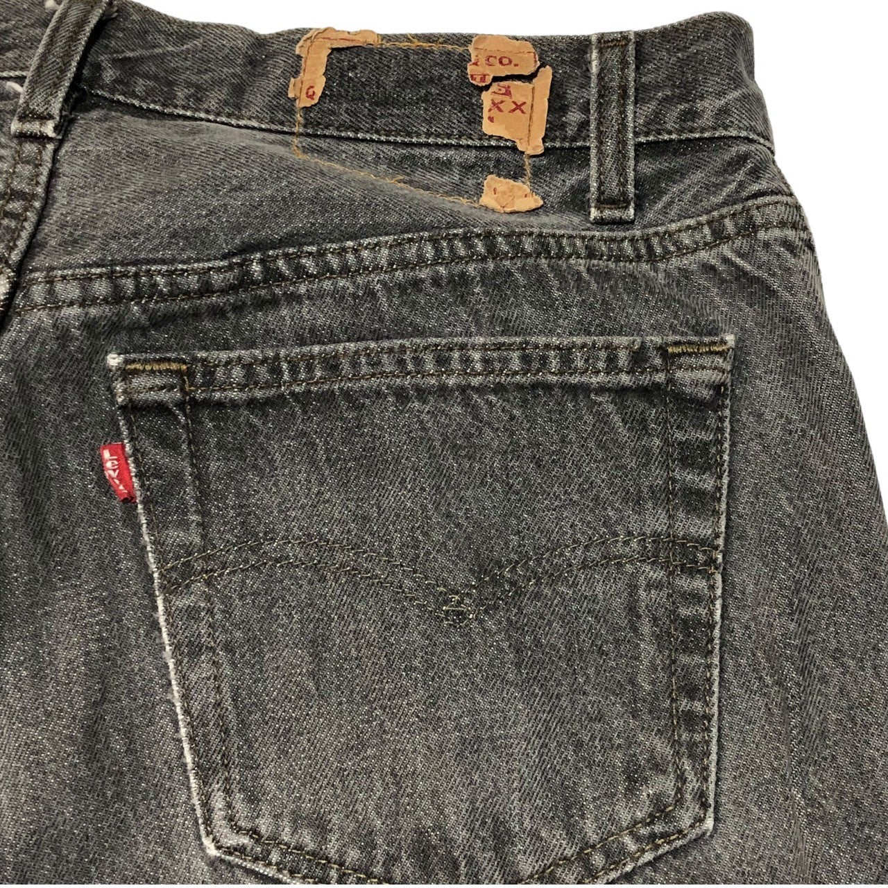 Levi's(リーバイス) 90's ブラック デニム パンツ ジーンズ W32 ブラック 裏ボタン544 USA製 90年代