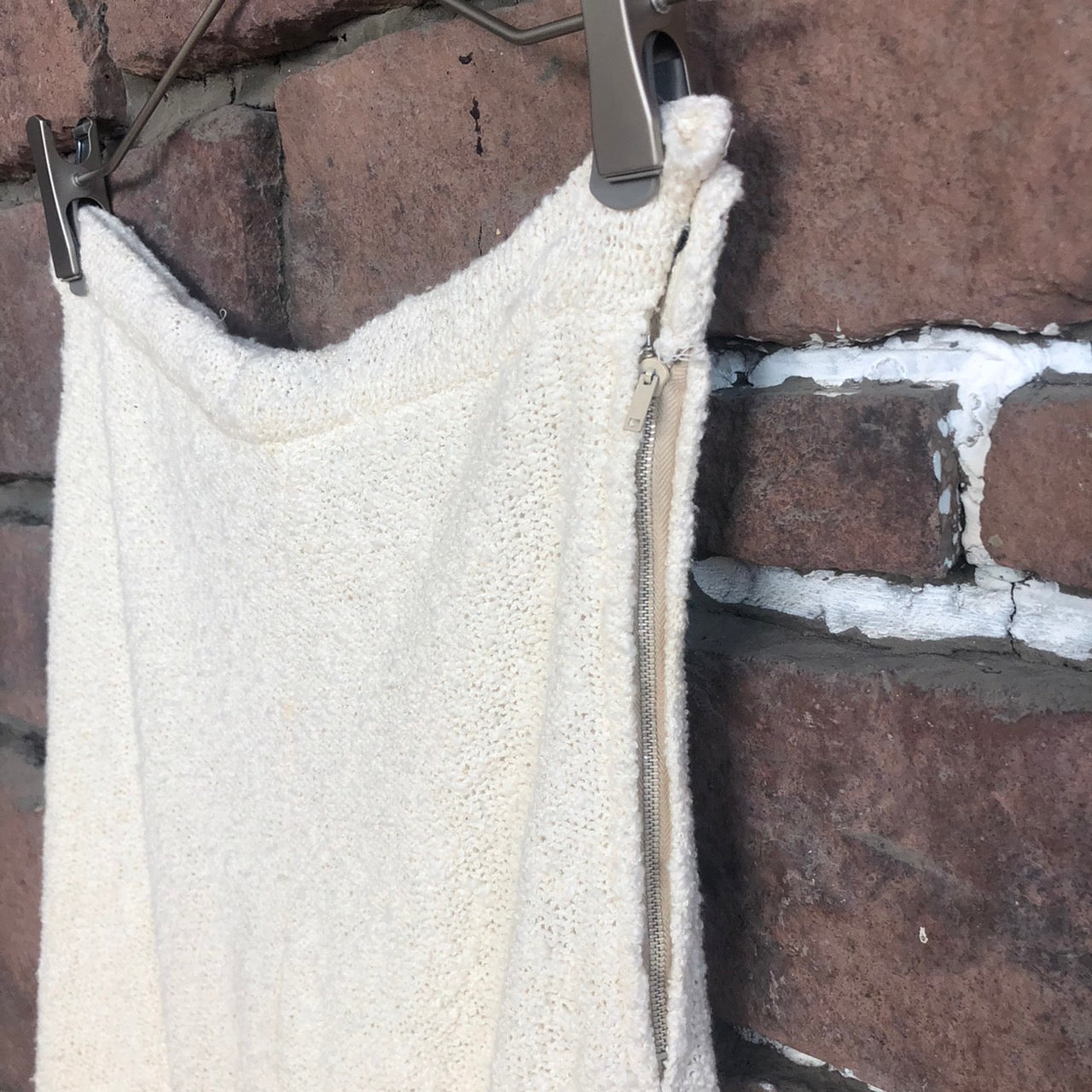 Euro Vintage(ヨーロッパヴィンテージ) Soboro_タッチスカート 2(Mサイズ程度) ホワイト