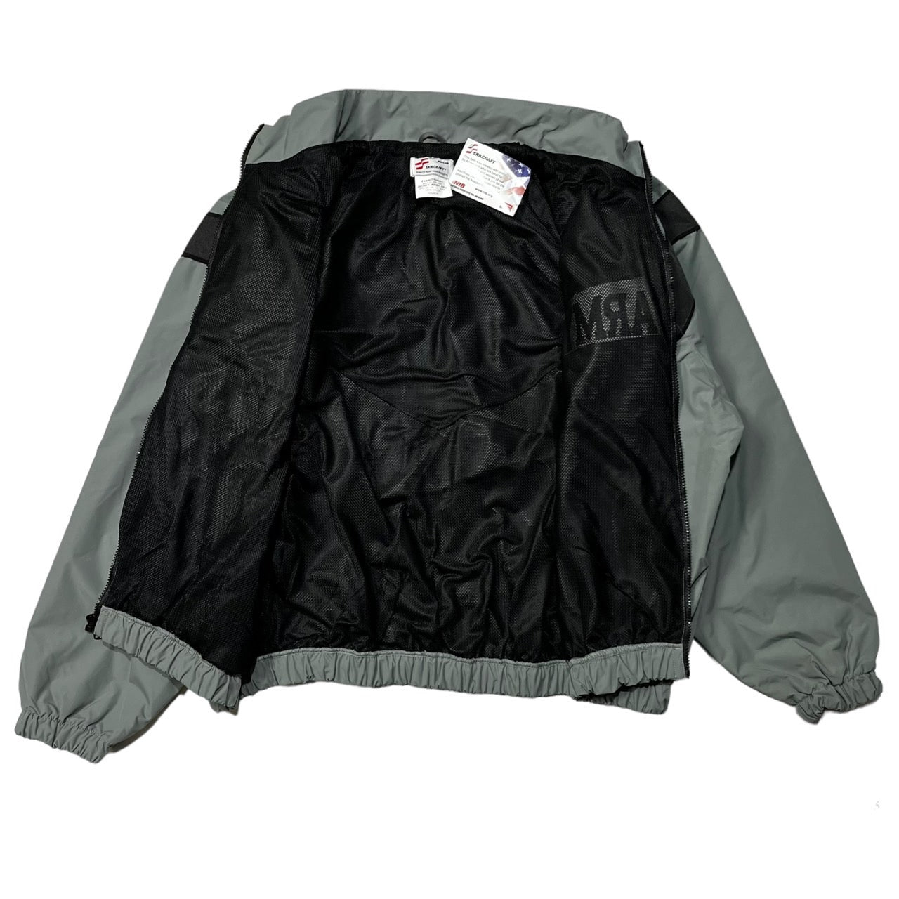 US AMRY(アメリカ軍) TRAINING JACKET/トレーニングジャケット/ナイロンジャケット 8415-01-465-4821 XL グレー