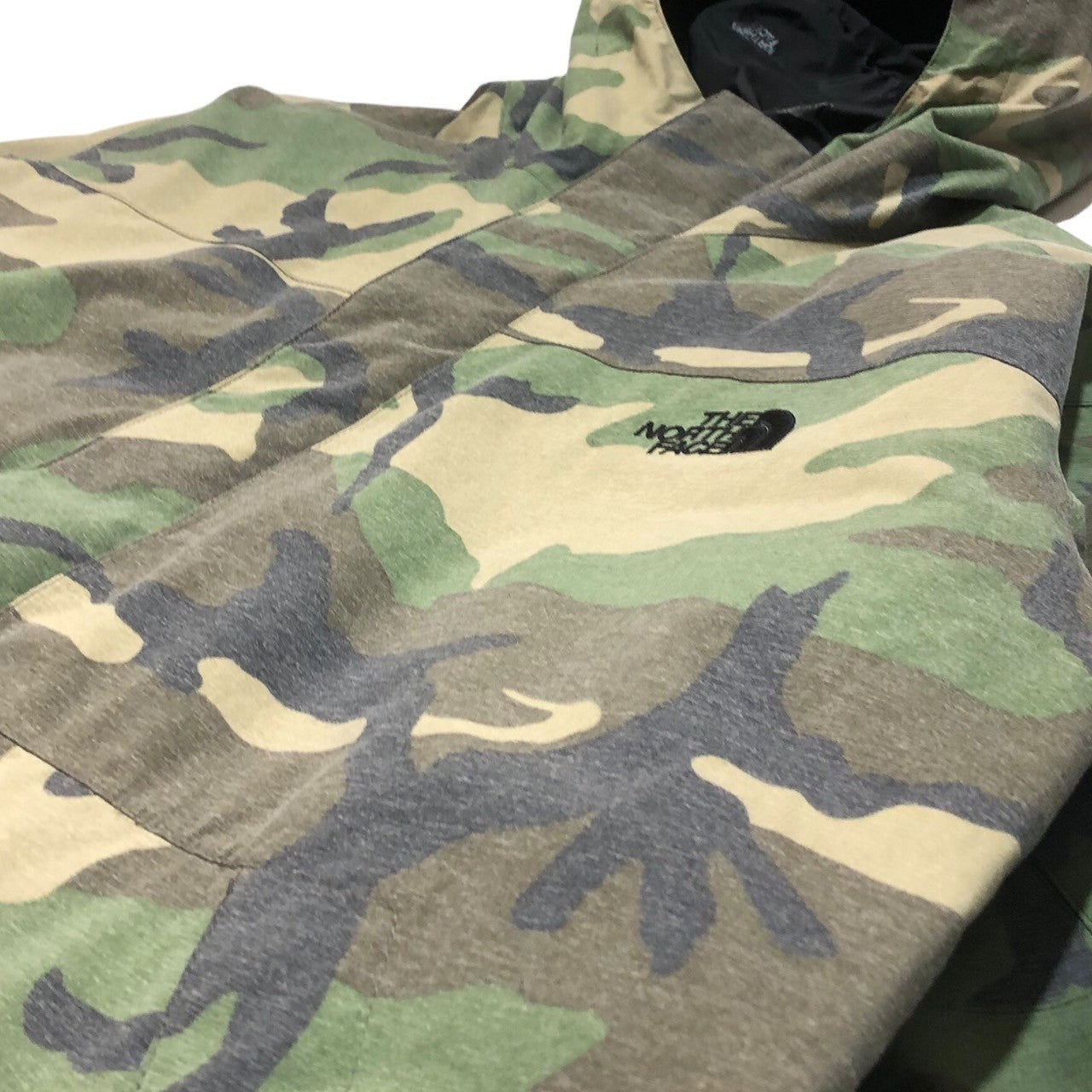 THE NORTH FACE(ザノースフェイス) GONZO JACKET ゴンゾージャケット マウンテンパーカー NS61228 L グリーン×カーキ カモフラ