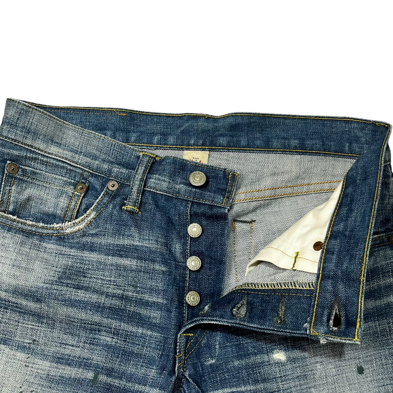 RRL(ダブルアールエル) ヴィンテージ加工デニムパンツ W28/L32 インディゴ