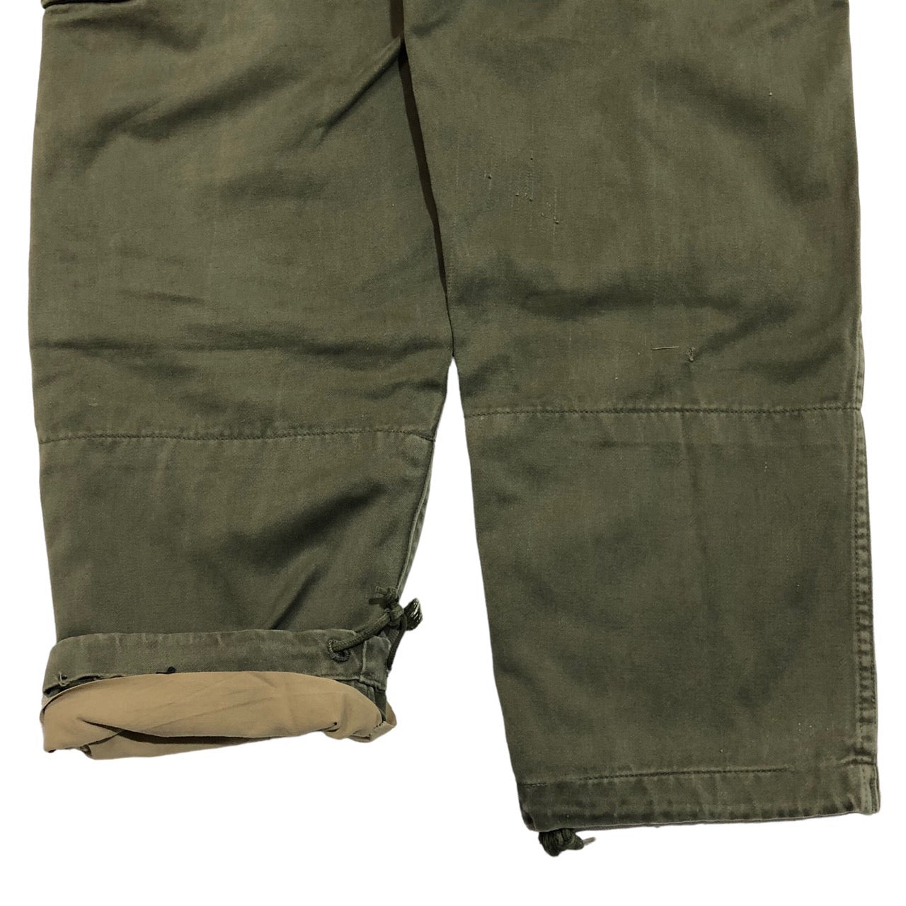 FRENCH MILITARY(フランス軍) 70's "PAUL BOYE"M-64 カーゴパンツ/テーパード 76(Mサイズ程度) カーキ/オリーブ SETE 1975 1975年 70年代 70s