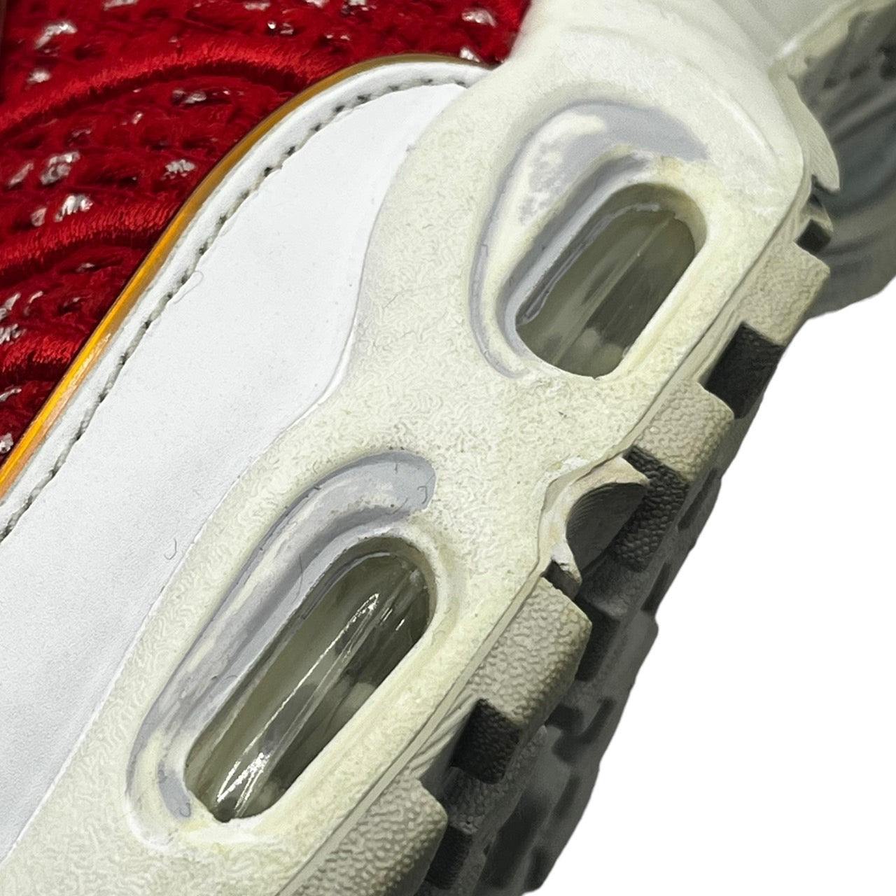 NIKE×SUPREME(ナイキ×シュプリーム) AIR MAX TAILWIND 4/S/エアマックス/スニーカー 512245-001 26cm ホワイト×レッド