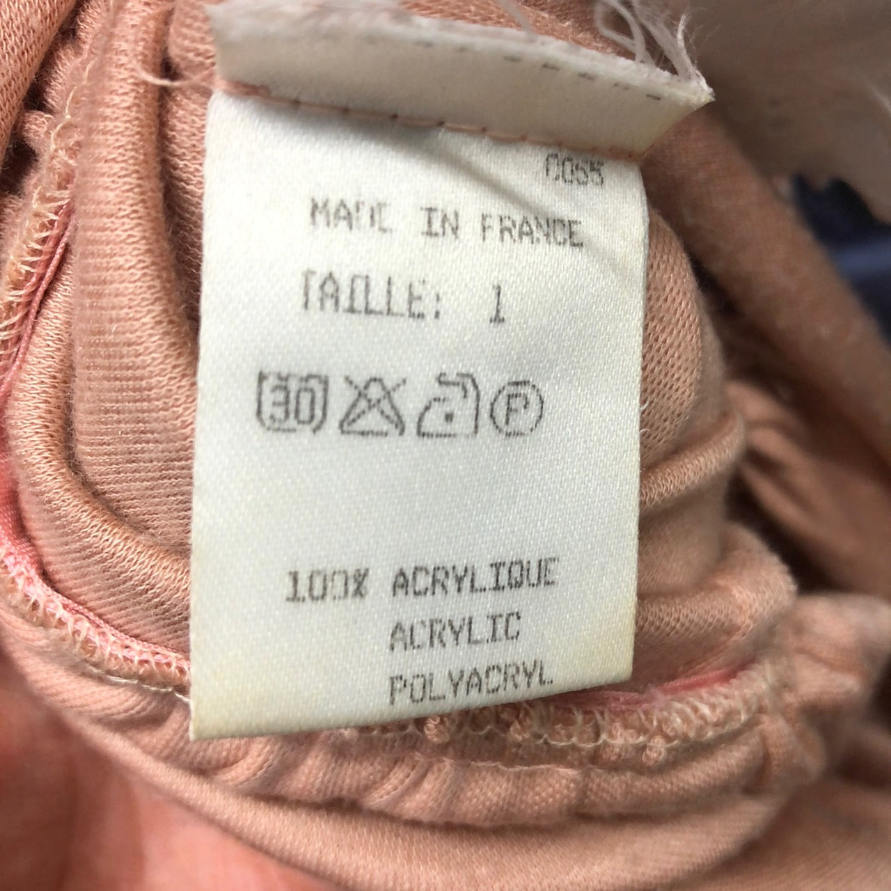 Euro Vintage(ヨーロッパヴィンテージ) Peal_襟付きおすましワンピース 1(Mサイズ程度) ピンク