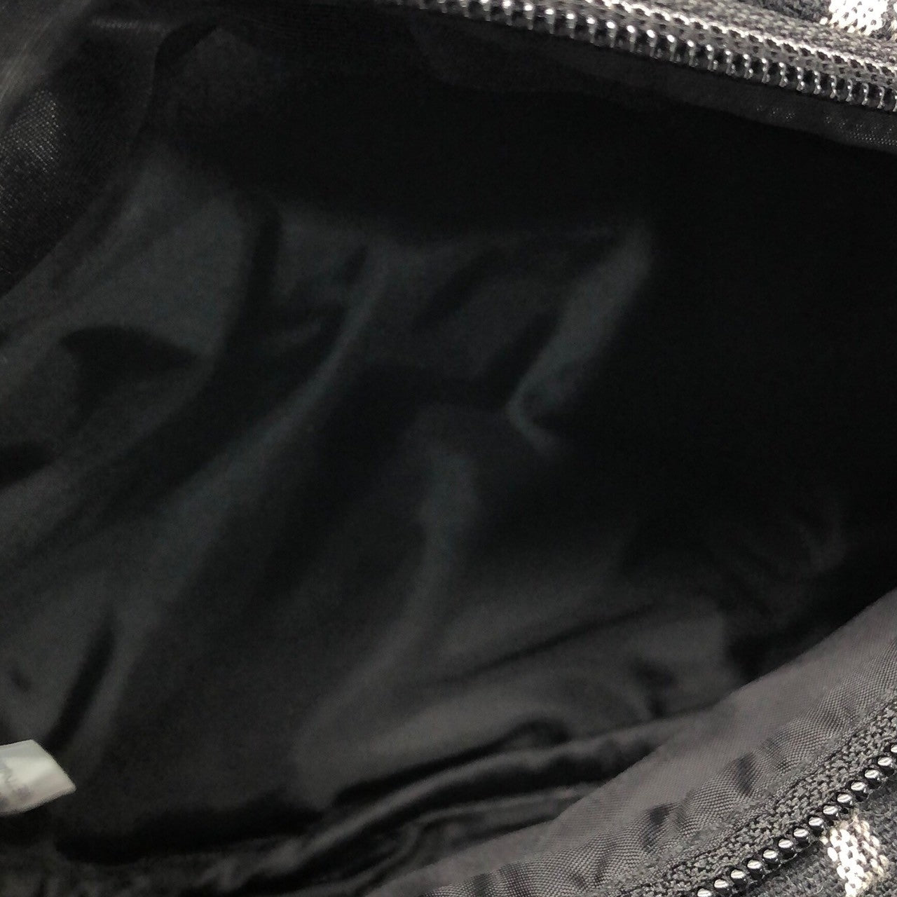 SUPREME(シュプリーム) 20SS Woven Stripe Waist Bag ウーブン ストライプ ウエスト バッグ 柄 ロゴ ボディーバッグ ブラック×グレー