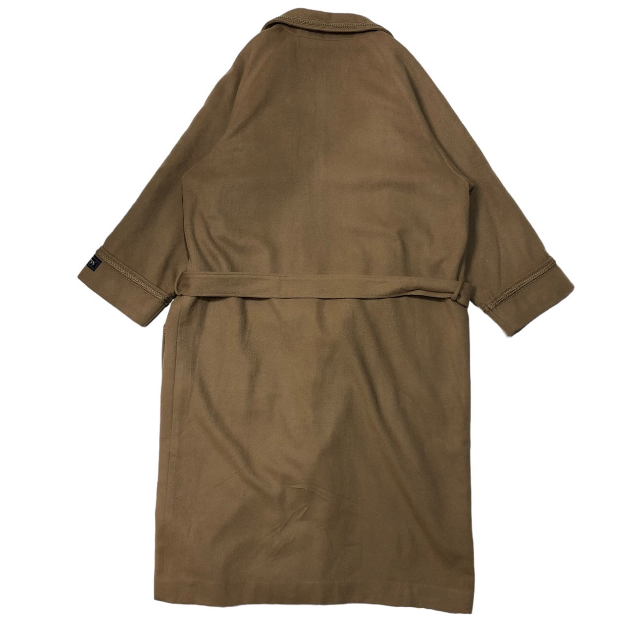 Burberrys(バーバリーズ) 80’s nova check gown coat ノヴァチェック ライナー カシミヤ混 ガウンコート ロング ウール チェスター L ベージュ 80年代 西川産業