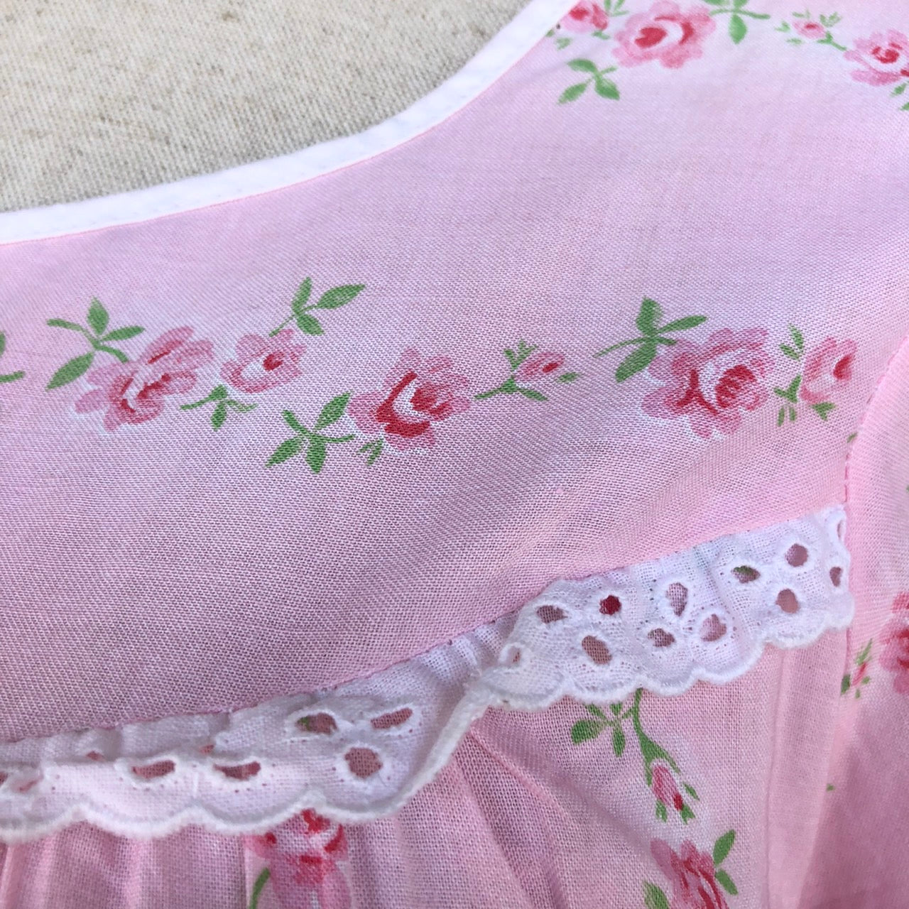 Euro Vintage(ヨーロッパヴィンテージ) Ivy_蔦と咲カットソーワンピース 42(Lサイズ程度) ピンク