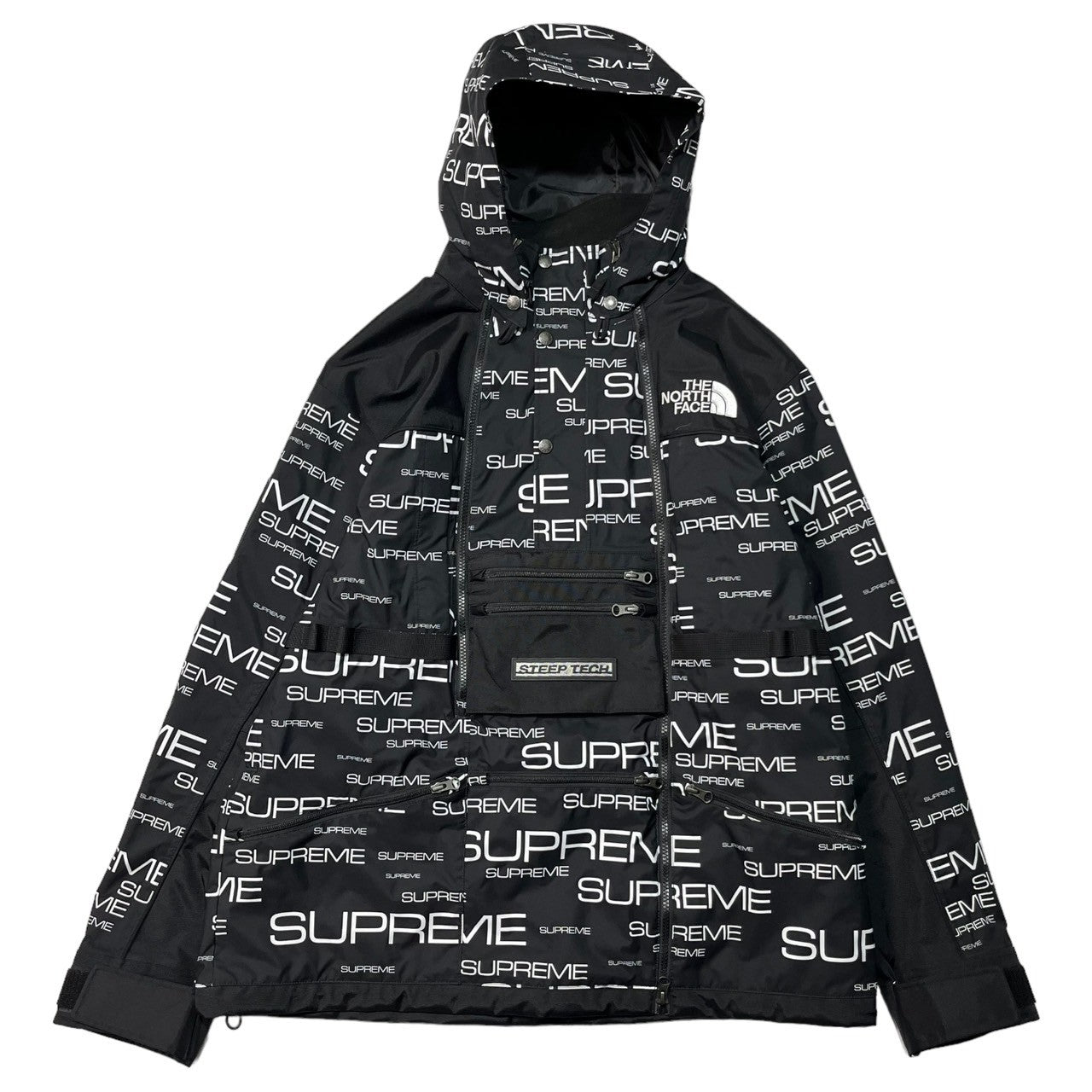 SUPREME×THE NORTH FACE(シュプリーム×ザノースフェイス) 21AW Steep Tech Apogee Jacket ステープ テック ジャケット マウンテンパーカー NP52102I XL ブラック