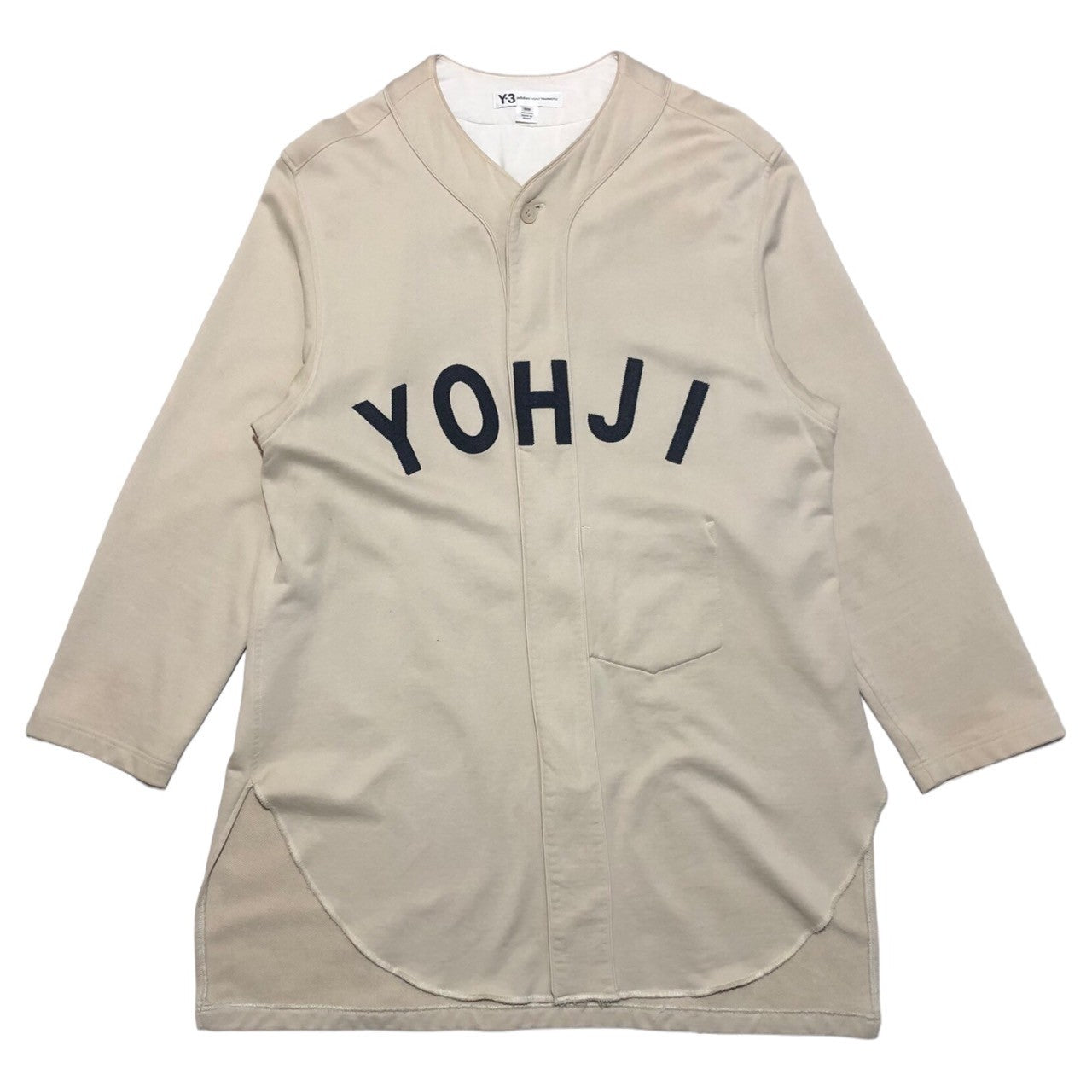Y-3(ワイスリー) M FT YOHJI LETTERS BASEBALL SHIRT ヨウジ レターズ  