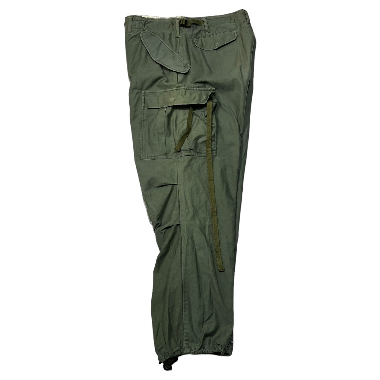 US ARMY(アメリカ軍) 70's M65 cargo pants ミリタリー カーゴパンツ 表記無し カーキ TALONジップ