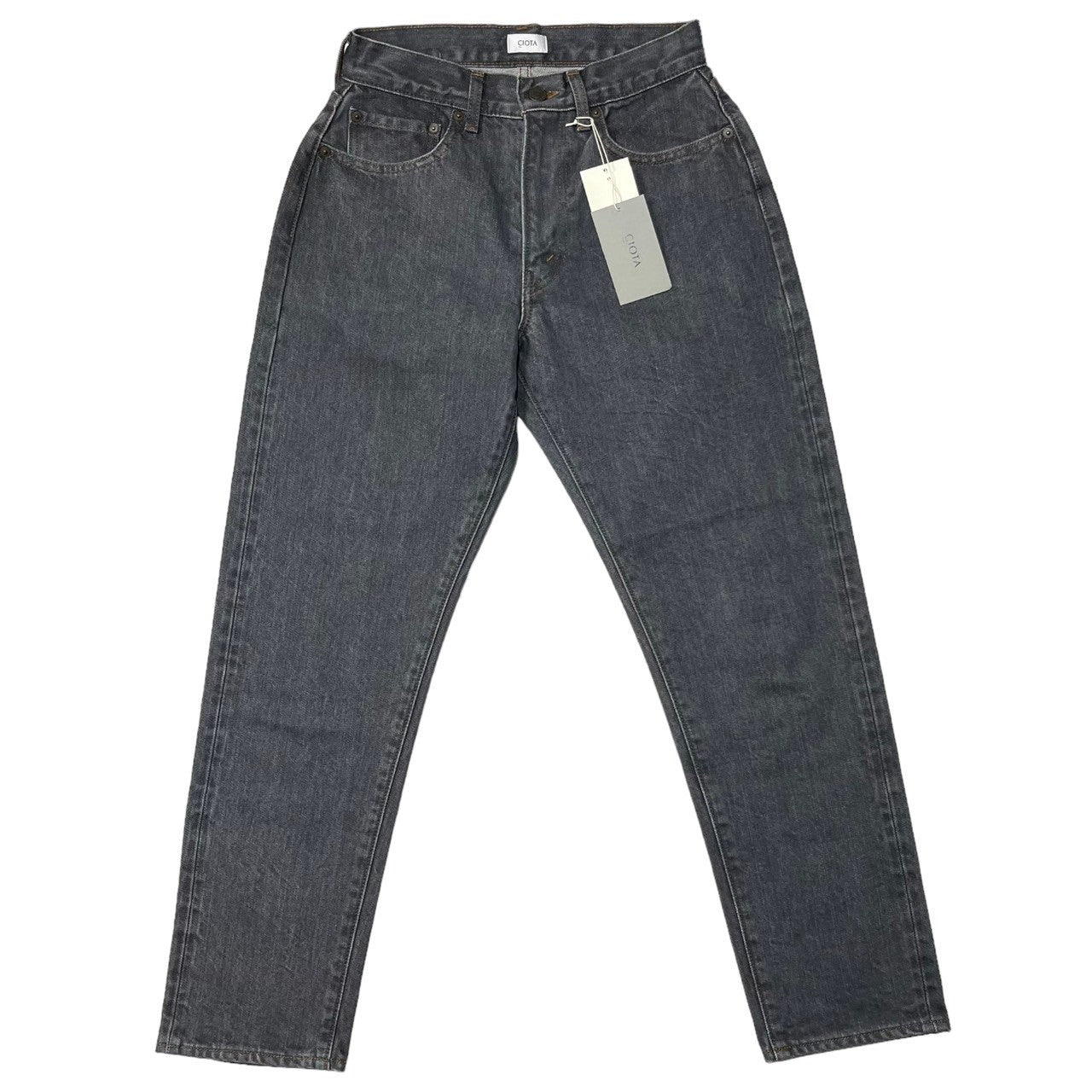 CIOTA(シオタ) グレースビン 13.5oz テーパード デニム パンツ ジーンズ NPTL-2TP-MGR SIZE 26 M GRAY グレー