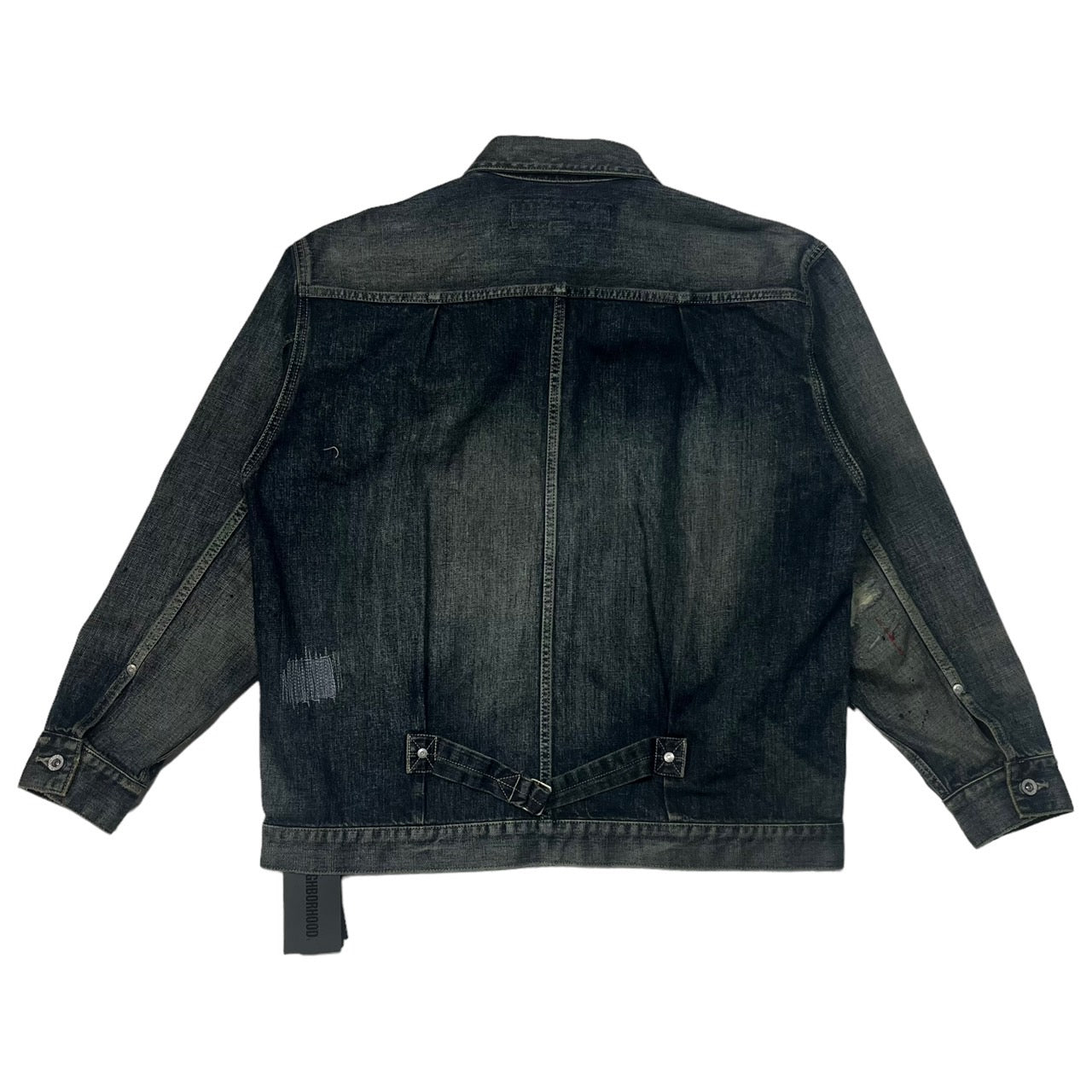 NEIGHBORHOOD(ネイバーフッド) 23AW SAVAGE DENIM TYPE-1 JACKET サベージデニム タイプ1 ジャケット Gジャン 232XBNH-JKM01 SIZE L インディゴ タグ、ハンガー付属