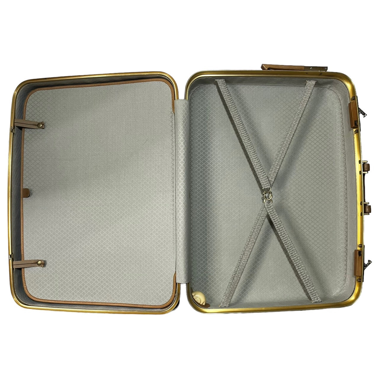 GUCCI(グッチ) vintage GG trunk case/ヴィンテージトランクケース/キャリーケース/旅行鞄 ベージュ 推定70年代~80年代/稀少