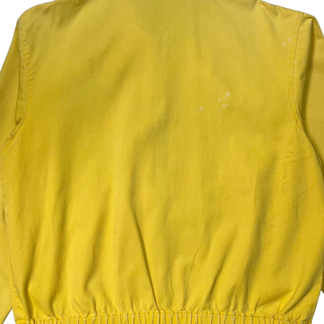 POLO RALPH LAUREN(ポロラルフローレン) 90’s ロゴ刺繍スイングトップ/ヴィンテージジャケット/ブルゾン M イエロー USA製