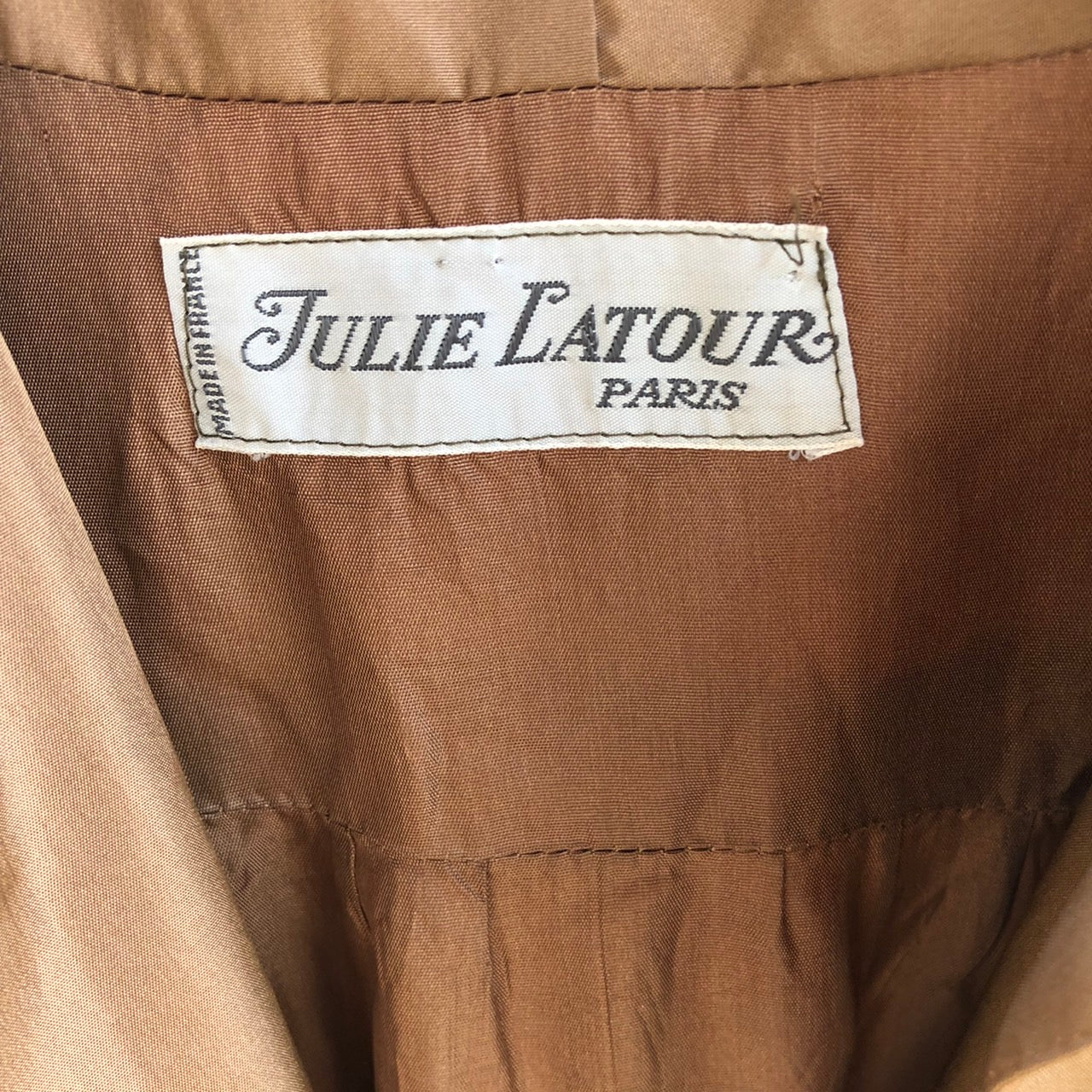 Euro Vintage(ヨーロッパヴィンテージ) Dandy_トレンチコート 表記なし(Mサイズ程度) ブラウン