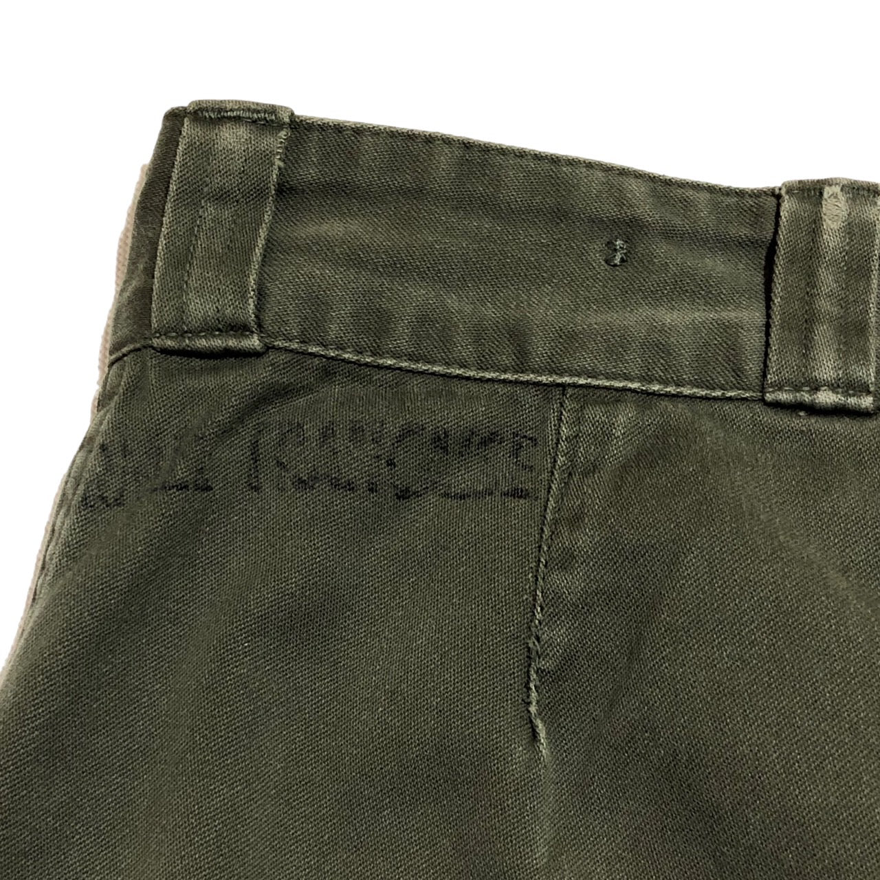 FRENCH MILITARY(フランス軍) 70's "PAUL BOYE"M-64 カーゴパンツ/テーパード 76(Mサイズ程度) カーキ/オリーブ SETE 1975 1975年 70年代 70s