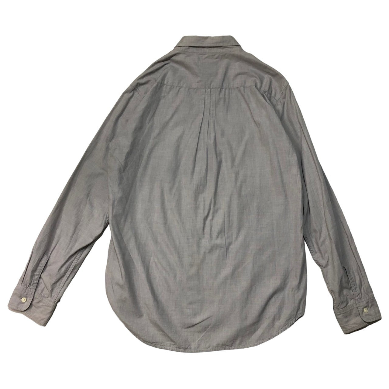 STUSSY(ステューシー) 00's crescendo button shirt クレッシェンド グラデーション ボタン カジュアル シャツ 長袖 109KV XL グレー Y2K 80年代復刻