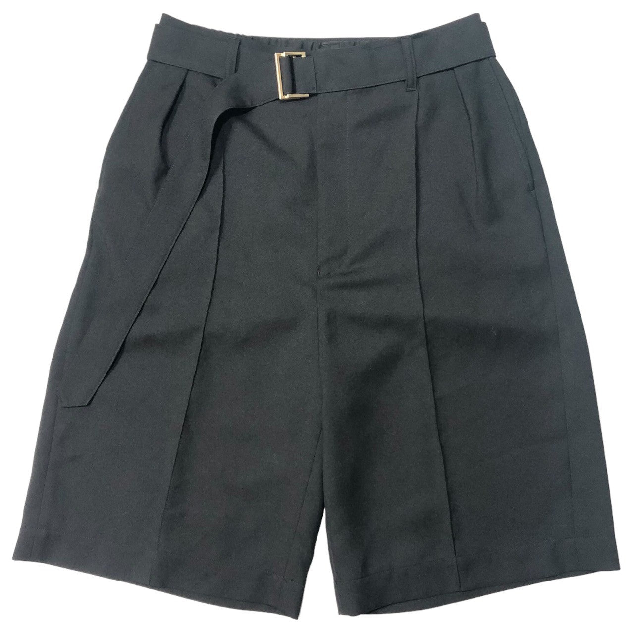 CULLNI(クルニ) 22SS タイロッケン ショートパンツ ハーフパンツ ショーツ ベルト付き 22-SS-010 SIZE 2(M程度) ブラック