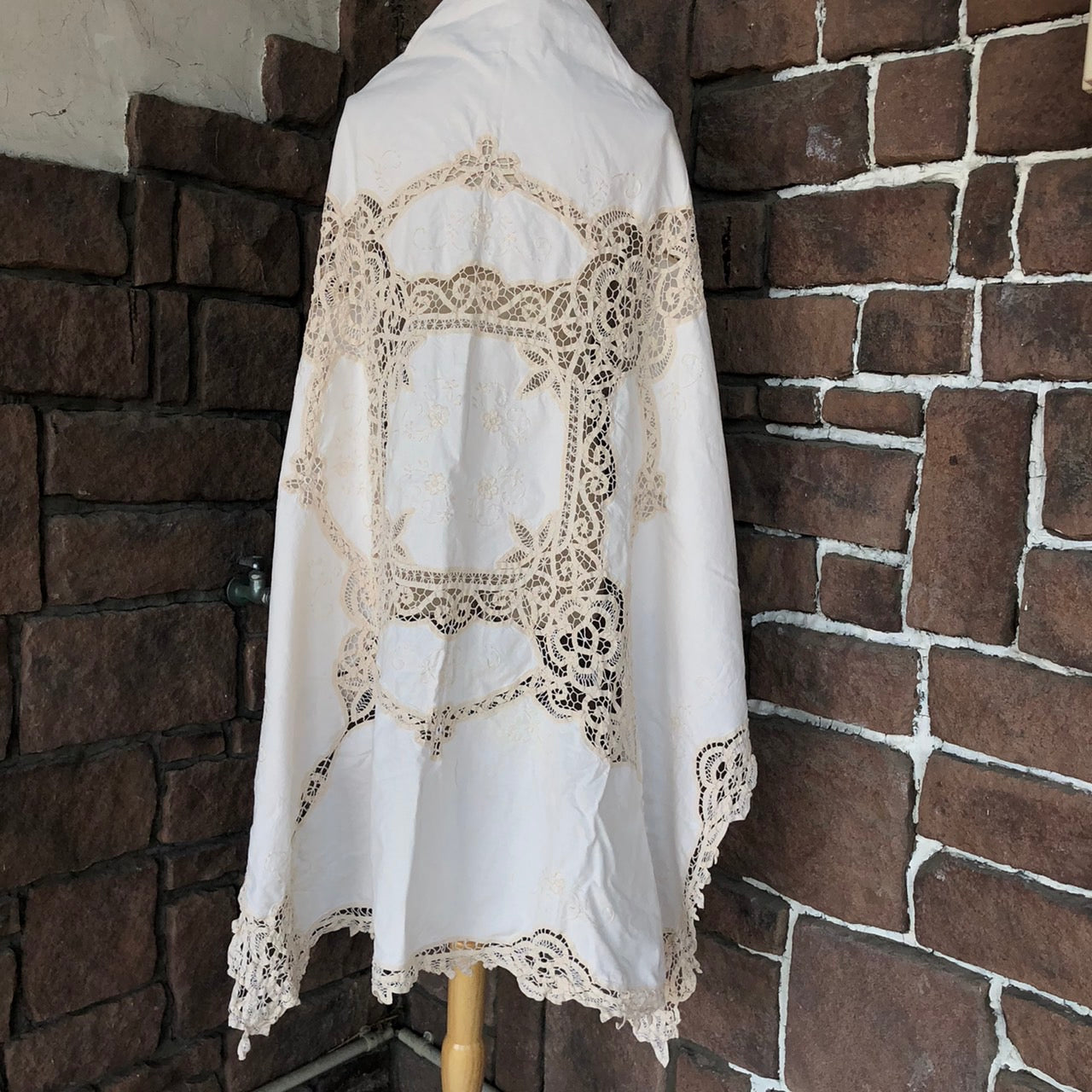 Vintage(ヴィンテージ) What_バテンレースのマルチクロス ホワイト