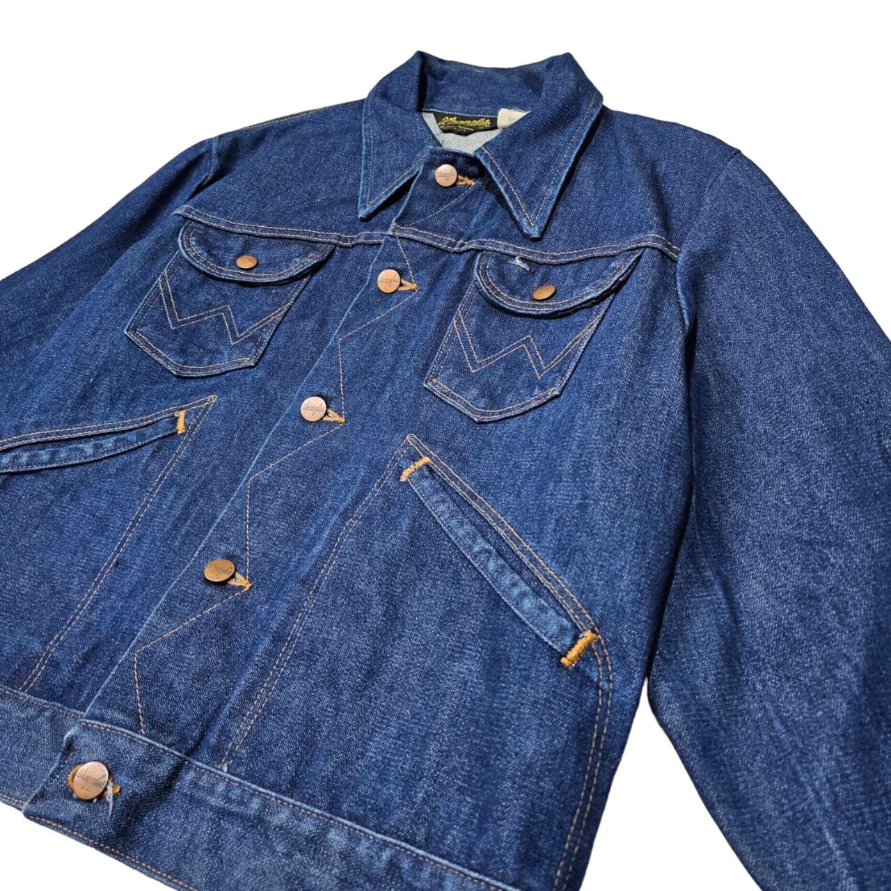 WRANGLER(ラングラー) 70~80's vintage 4pocket denim jacket/ヴィンテージ4ポケットデニムジャケット/70年代/80年代 74126PW SIZE 40 インディゴ