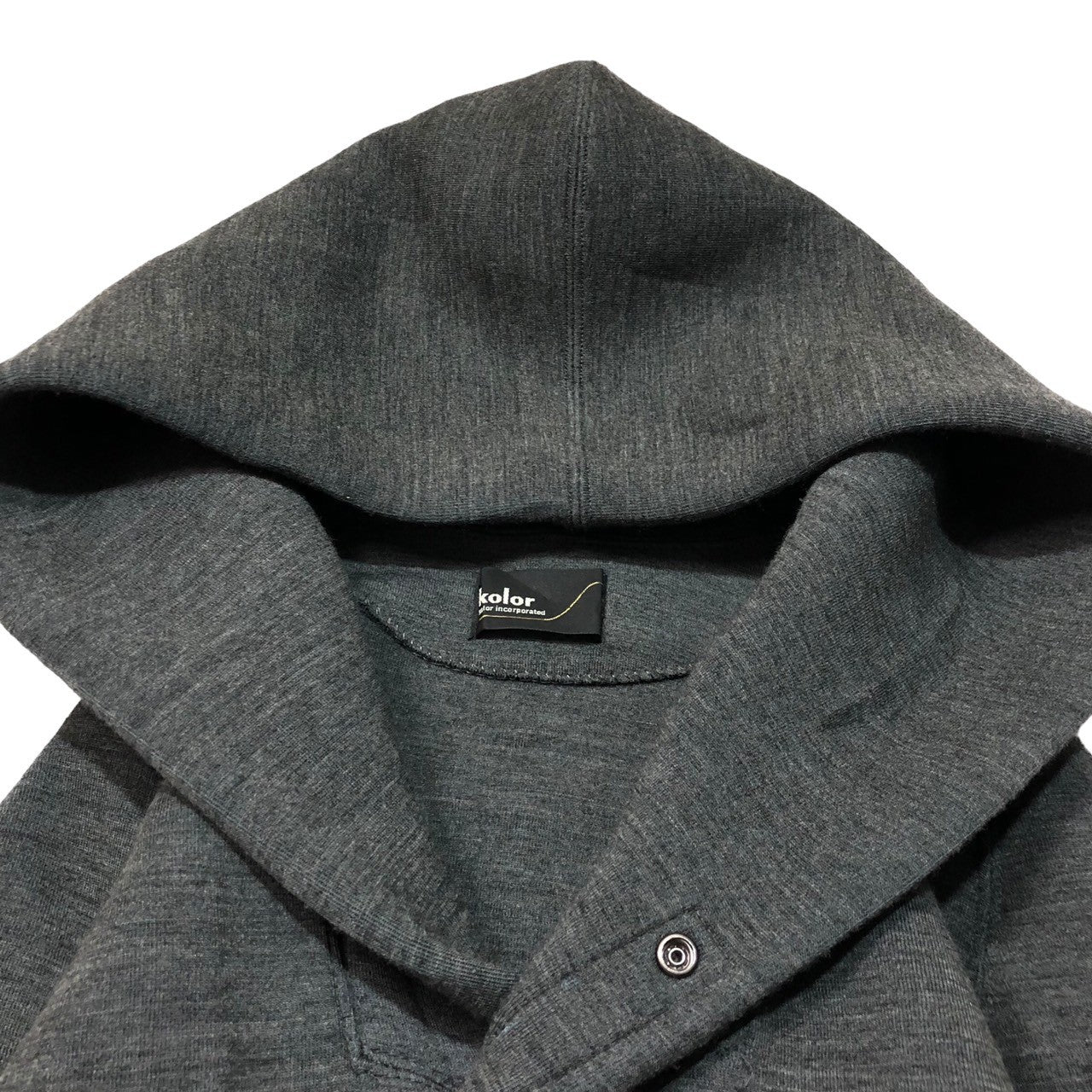 kolor(カラー) 12AW bonded zip hoodie ボンディング ジップ パーカー 12WCM-T08203 SIZE 1(S) グレー