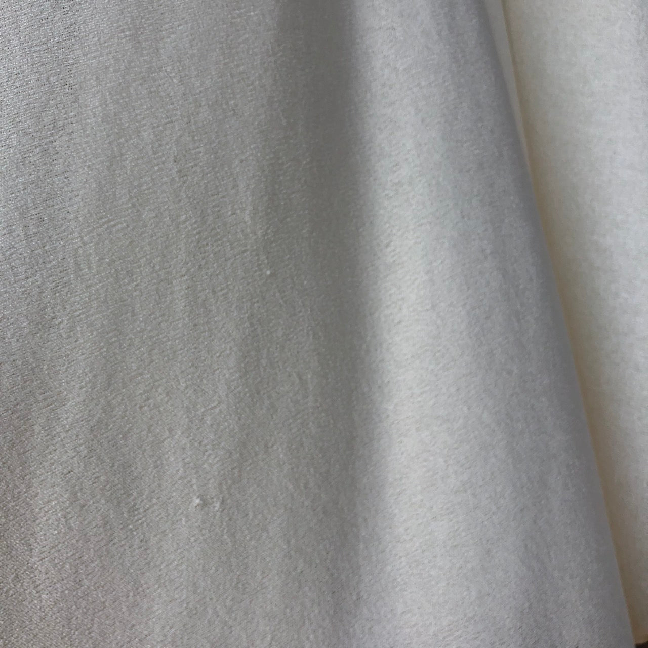 Euro Vintage(ヨーロッパヴィンテージ) Fuwari_裾フリル膝丈スカート 42(Lサイズ程度) ホワイト