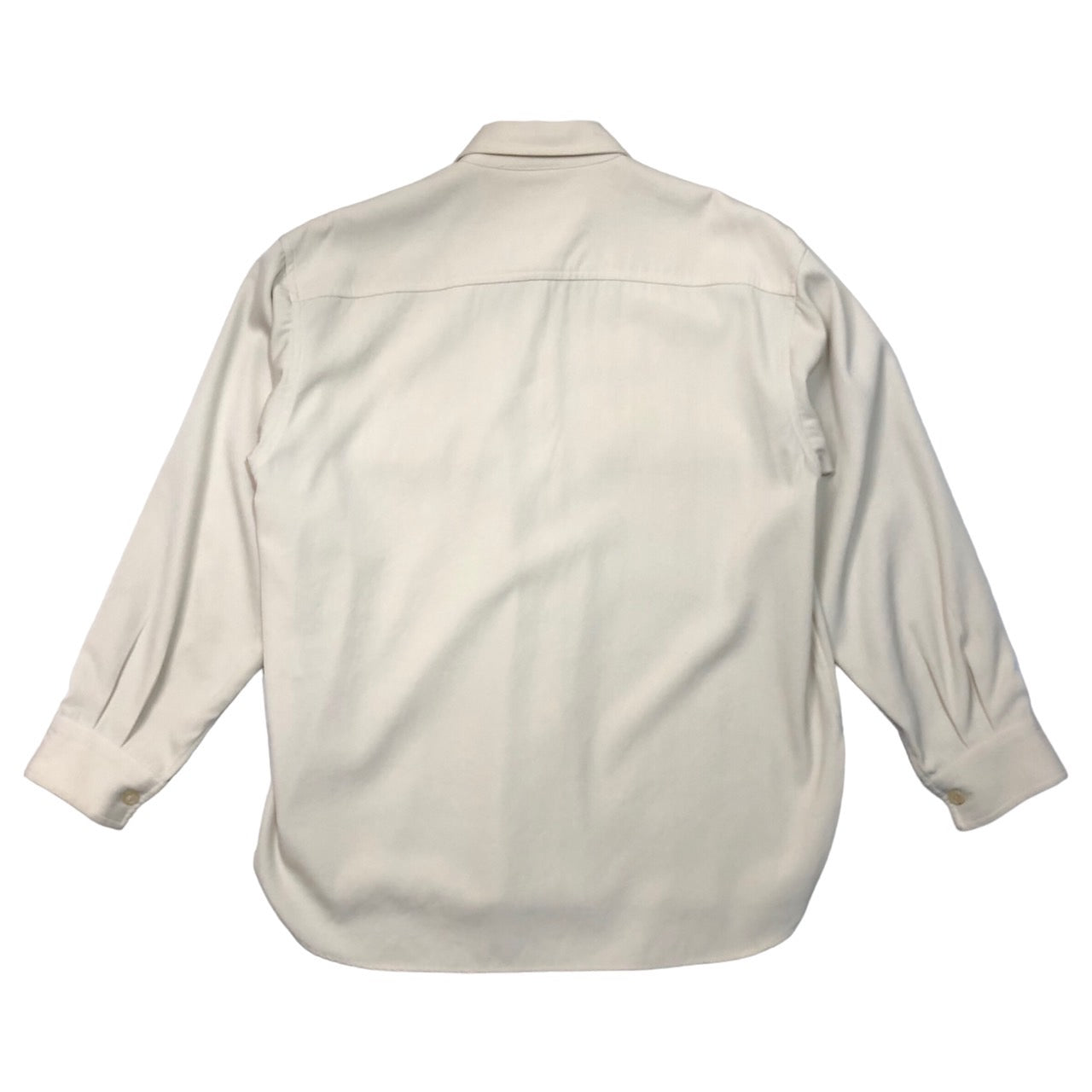 AURALEE(オーラリー) 19AW WOOL MAX GABARDINE SHIRTS/ウールマックスギャバジンシャツ A9AS03MX 3(Lサイズ程度) アイボリー