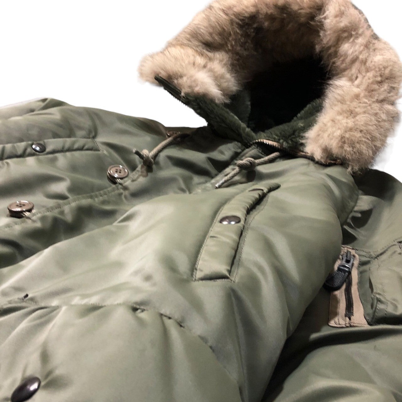 C.C.Masters(シーシーマスターズ) N-3B フライト ジャケット ミリタリー コート 8415-269-0420 M カーキ Combat Clothing Masters Pherrow's フェローズ