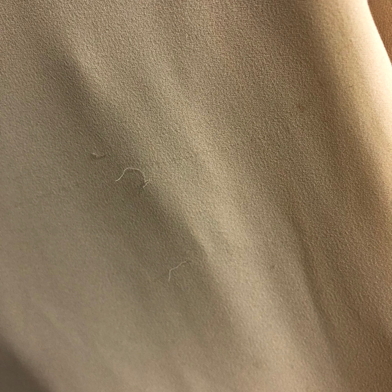 Euro Vintage(ヨーロッパヴィンテージ) Yure_風の膝丈スカート 表記なし(Lサイズ程度) ホワイト