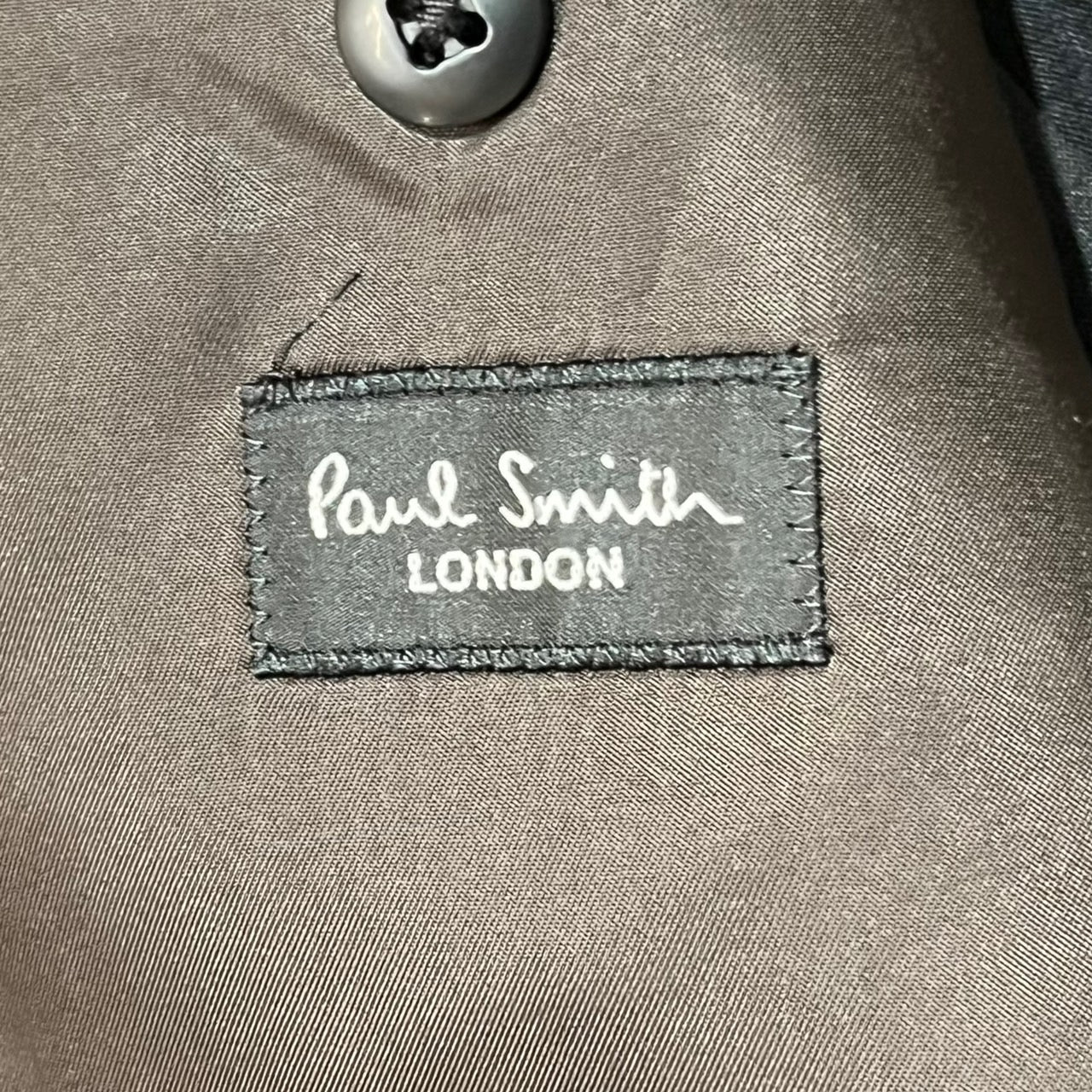 PAUL SMITH(ポールスミス) "Loro Piana Super130’S"ストライプセットアップスーツ/2Bテーラードジャケット/スラックス PL-HK-61397 M チャコールグレー ビジネス/フォーマル/ロロピアーナ製/最高峰ウール