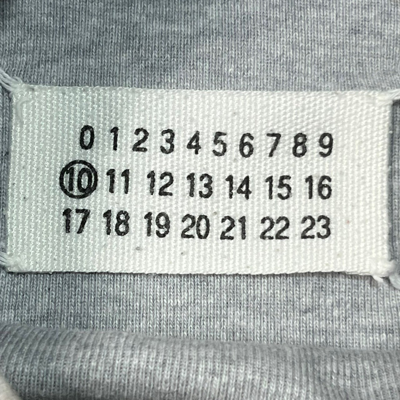 Maison Martin Margiela(メゾン マルタンマルジェラ) 01AW high neck L/S t-shirt ハイネック 長袖 カットソー Tシャツ 33XM031 48(L程度) グレー ここのえタグ 初期 アーカイブ Archive KOKONOE