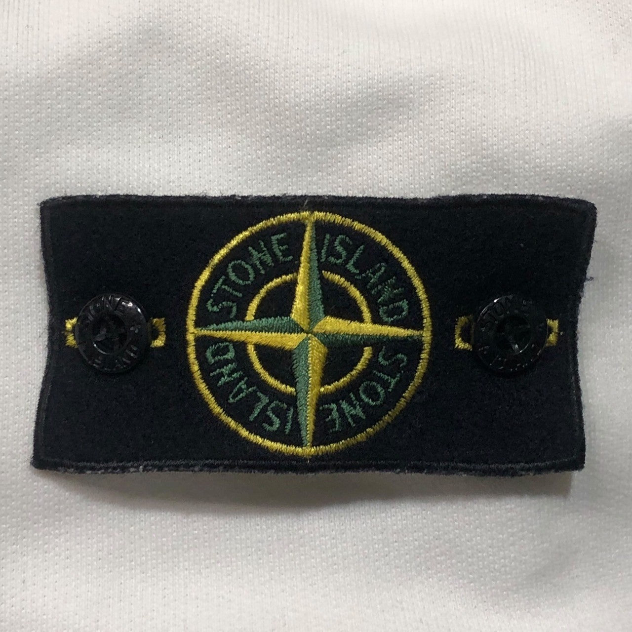 STONE ISLAND(ストーンアイランド) 18AW crew neck sweatshirt クルーネック スウェット シャツ プルオーバー 691562720 L ホワイト ワッペン