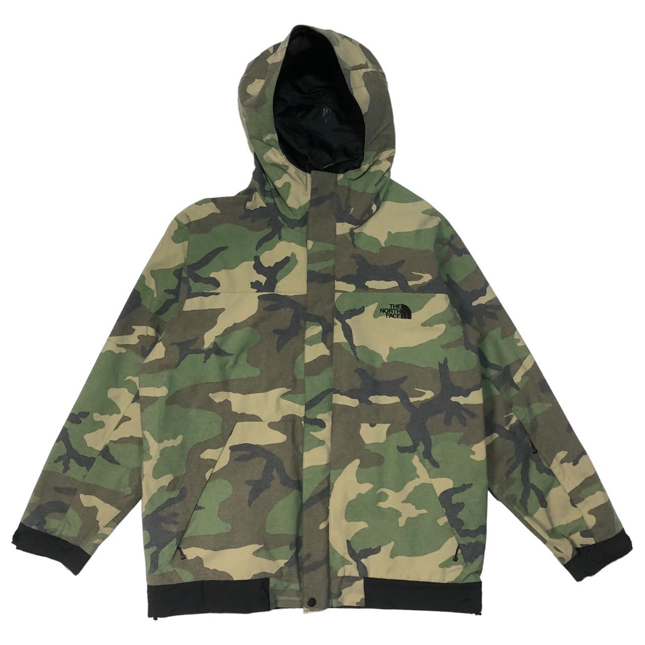 THE NORTH FACE(ザノースフェイス) GONZO JACKET ゴンゾージャケット マウンテンパーカー NS61228 L グリーン×カーキ カモフラ