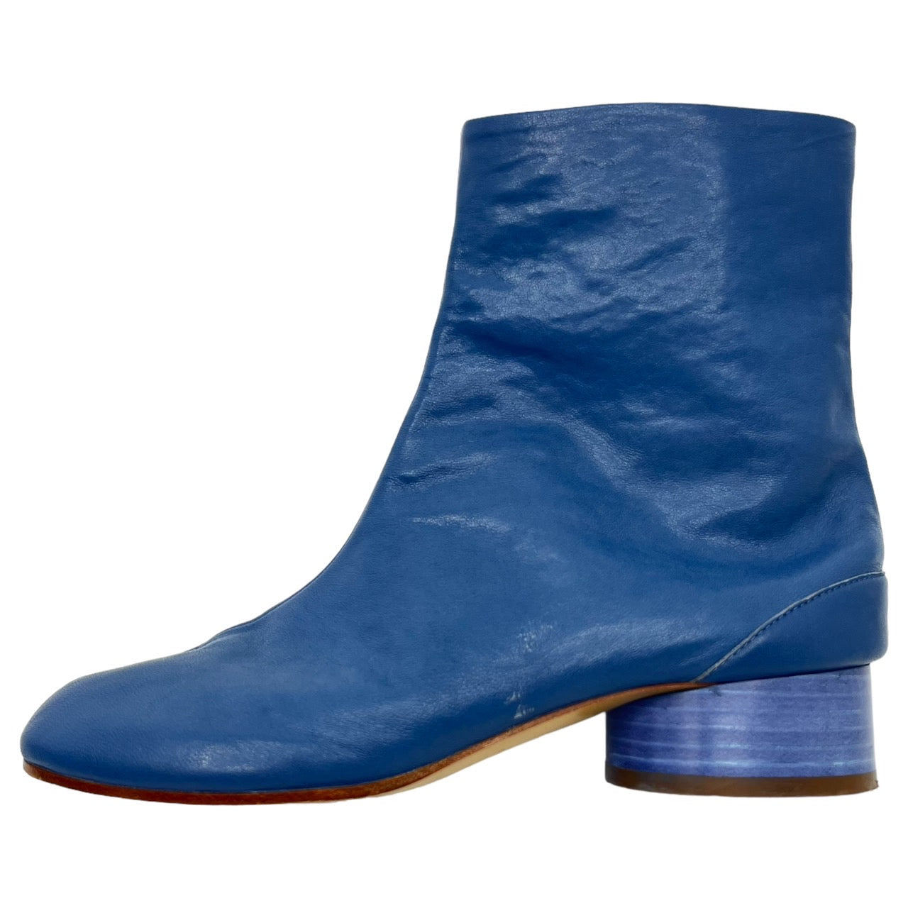 MAISON MARGIELA(メゾンマルジェラ) TABI short boots/足袋ショートブーツ S58WU0273 SIZE 36(23.0cm) ブルー 箱付