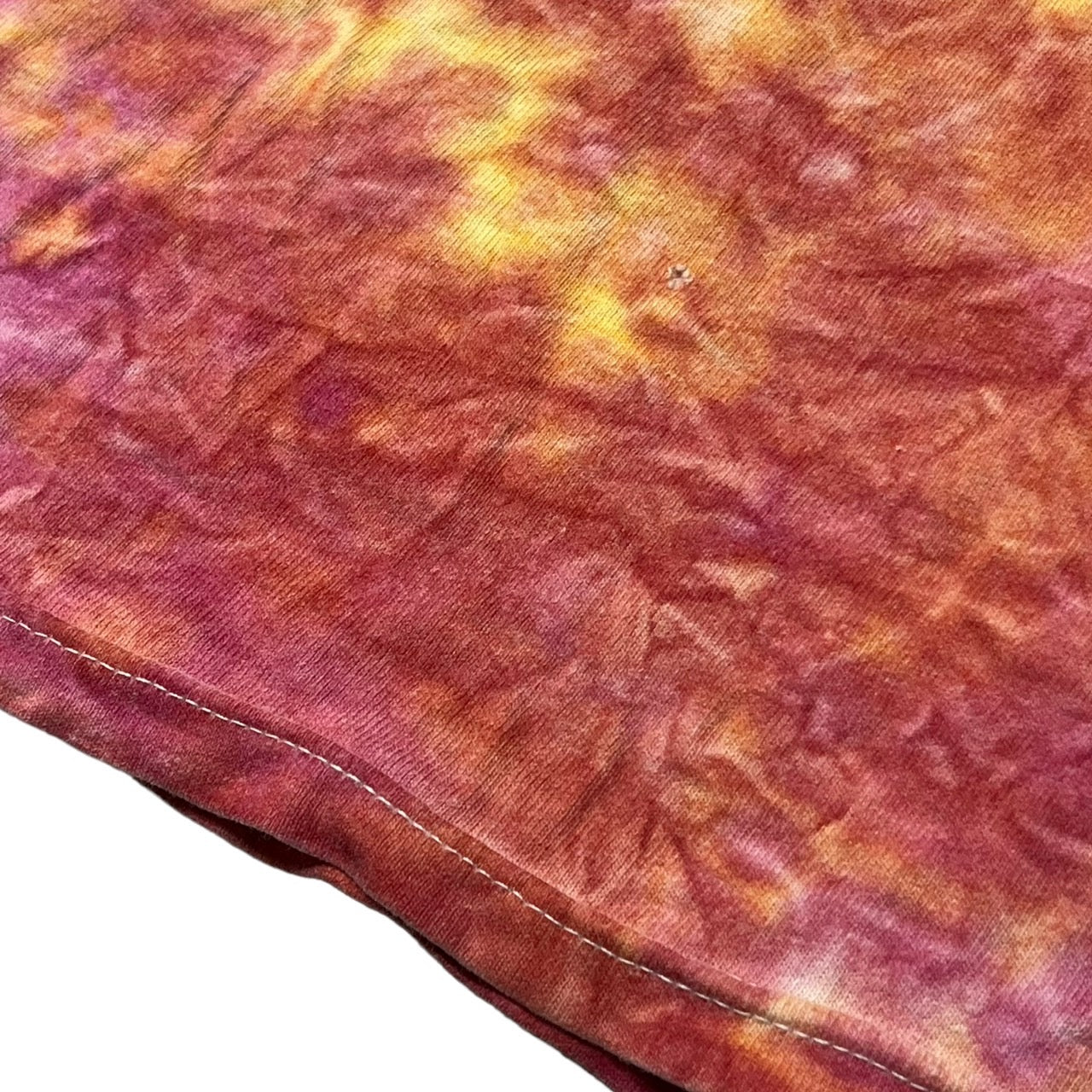 VINTAGE(ヴィンテージ) 90's Woodstock tie-dye T-shirt/ウッドストック/Tシャツ/タイダイ/バンドTシャツ SIZE L レッド×イエロー 90s 90年代 フェスティバル