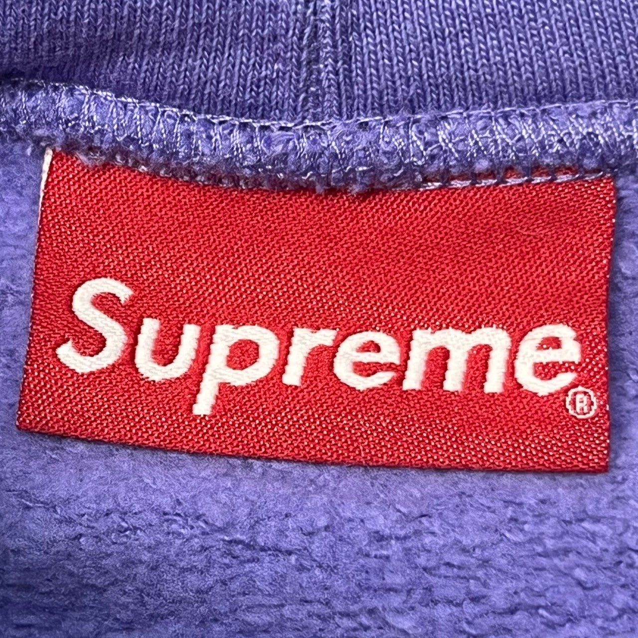 SUPREME(シュプリーム) 20SS Milan Hooded Sweatshirt ロゴ フーディー プルオーバー パーカー M パープル×ライトグレー×ブラック MCM XCIV
