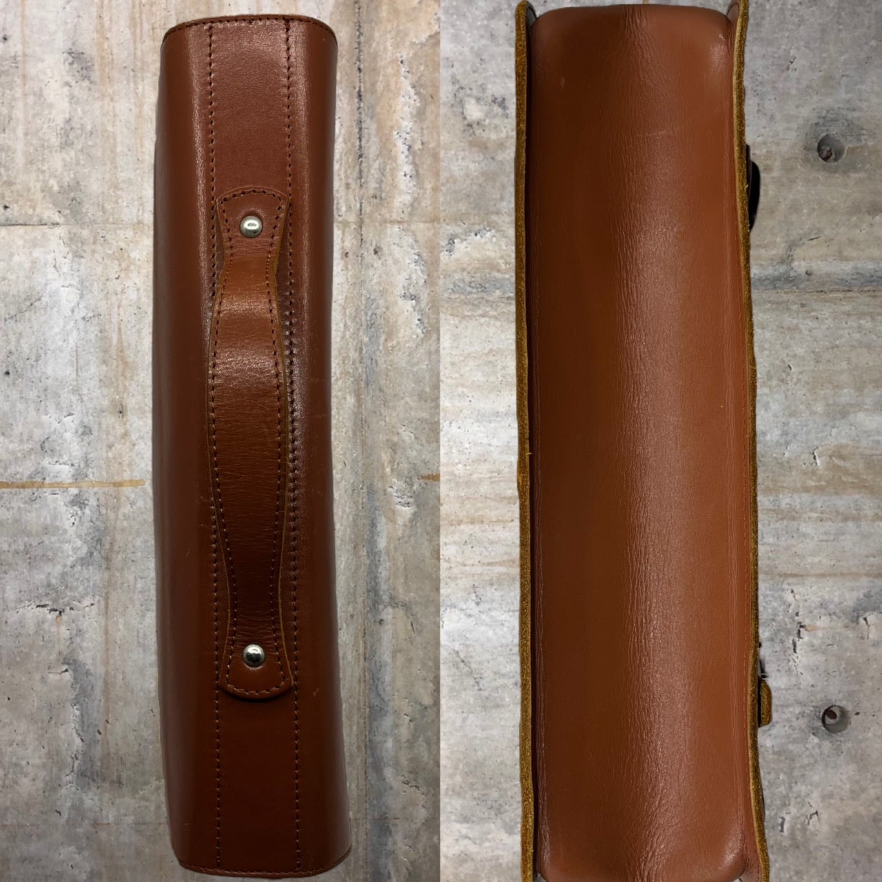 Katsuyuki Yoshida for COMME des GARCONS(カツユキヨシダフォーコムデギャルソン) aoyama limited 2WAY leather shoulder bag/青山限定2WAYレザーショルダーバッグ/吉田克幸 ブラウン