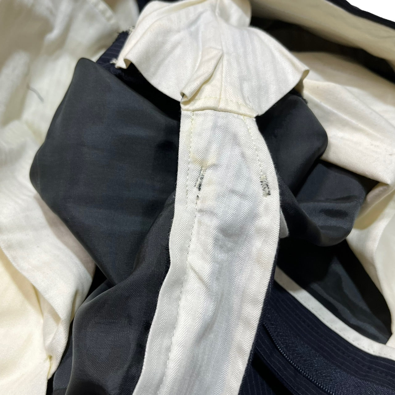 PAUL SMITH(ポールスミス) ストライプセットアップスーツ/2Bテーラードジャケット/スラックス PL-TB-77460 M ネイビー