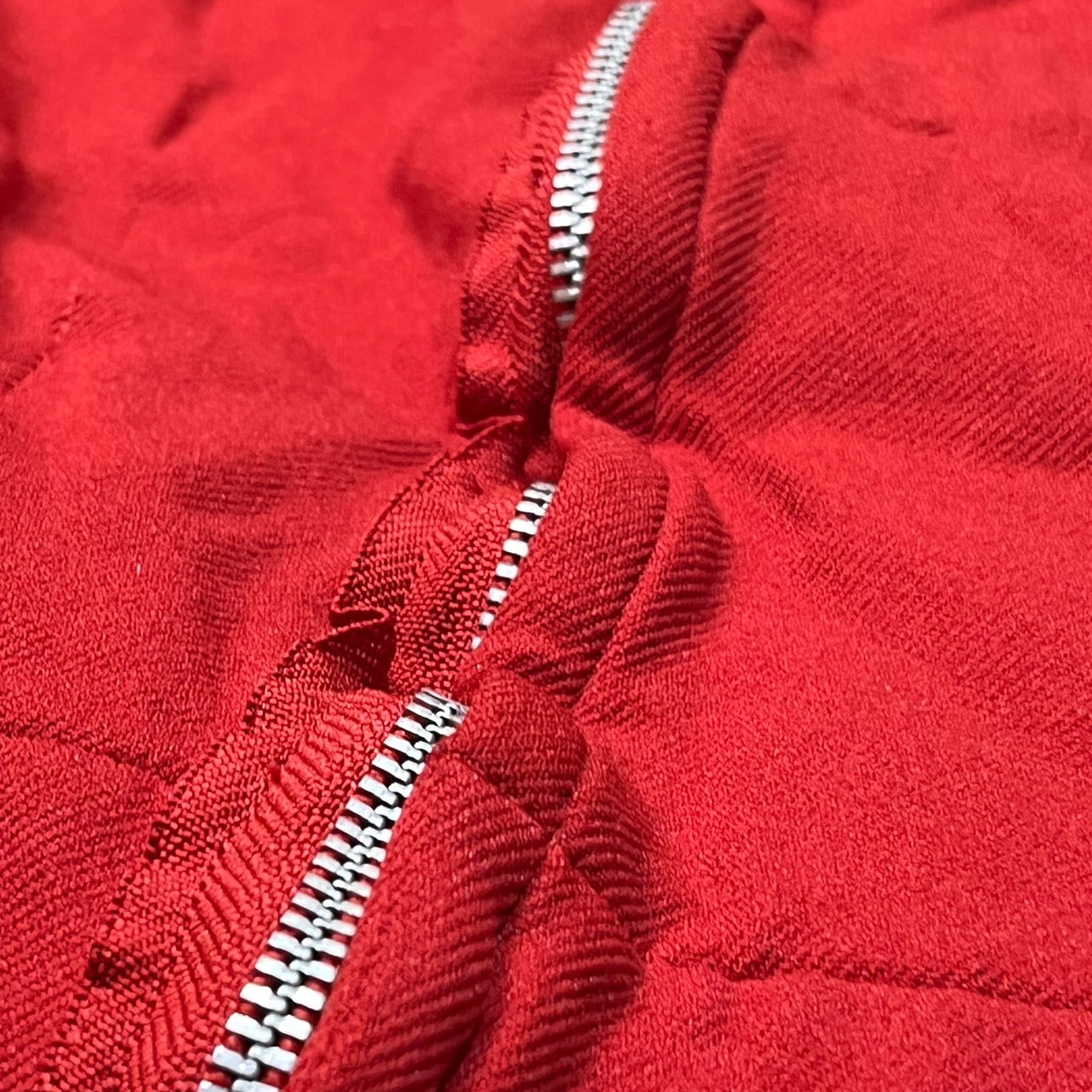 robe de chambre COMME des GARCONS(ローブドシャンブルコムデギャルソン) 04SS Poly fulling W riders jacket/ポリ縮絨ダブルライダースジャケット/ヴィンテージ/00s RM-J005 M レッド AD2003