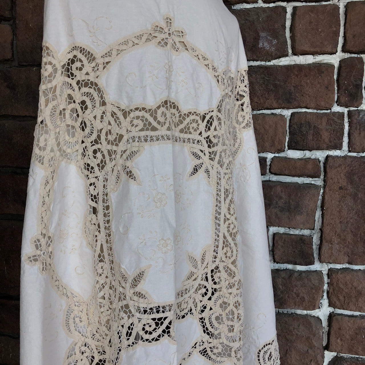 Vintage(ヴィンテージ) What_バテンレースのマルチクロス ホワイト