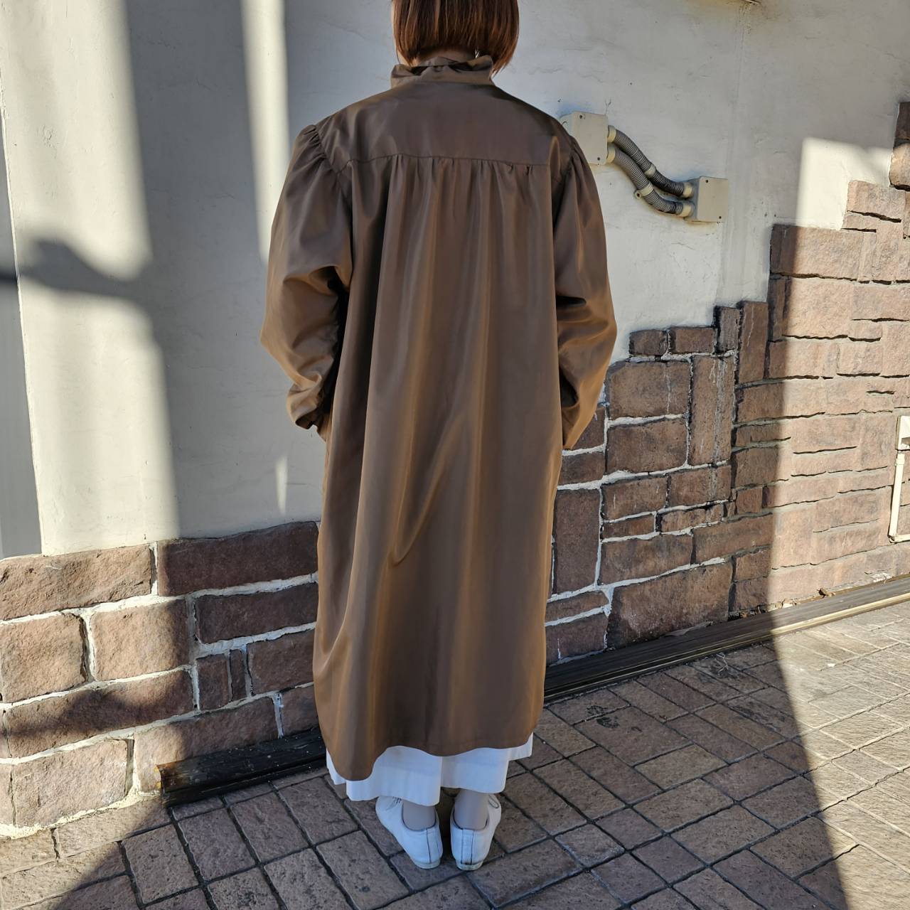 Euro Vintage(ヨーロッパヴィンテージ) Dandy_トレンチコート 表記なし(Mサイズ程度) ブラウン