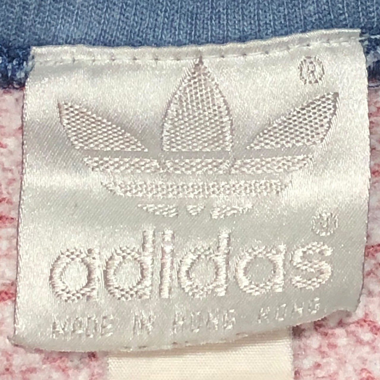 adidas(アディダス) 80's 1928 IX olympiade Amsterdam sweatshirt ロサンゼルスオリンピック アムステルダム スウェットシャツ 80年代 ヴィンテージ SIZE表記消え(XL程度) ブルー×レッド 袖切りっぱなしカスタム品