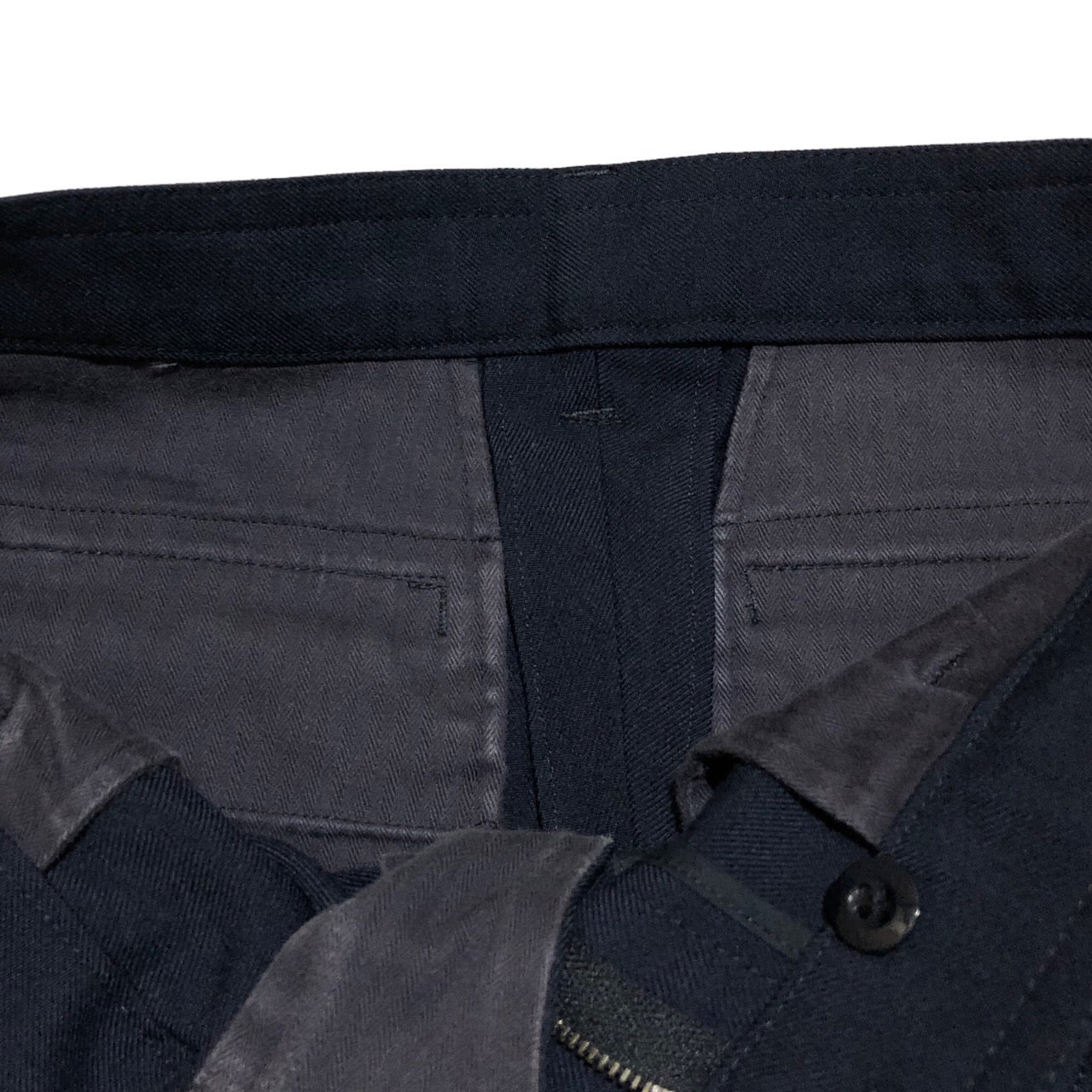 ZUBON(ズボン) ウールボンテージパンツ 1(S程度) ネイビー 2015年スタートブランド アーバンリサーチ等取り扱い